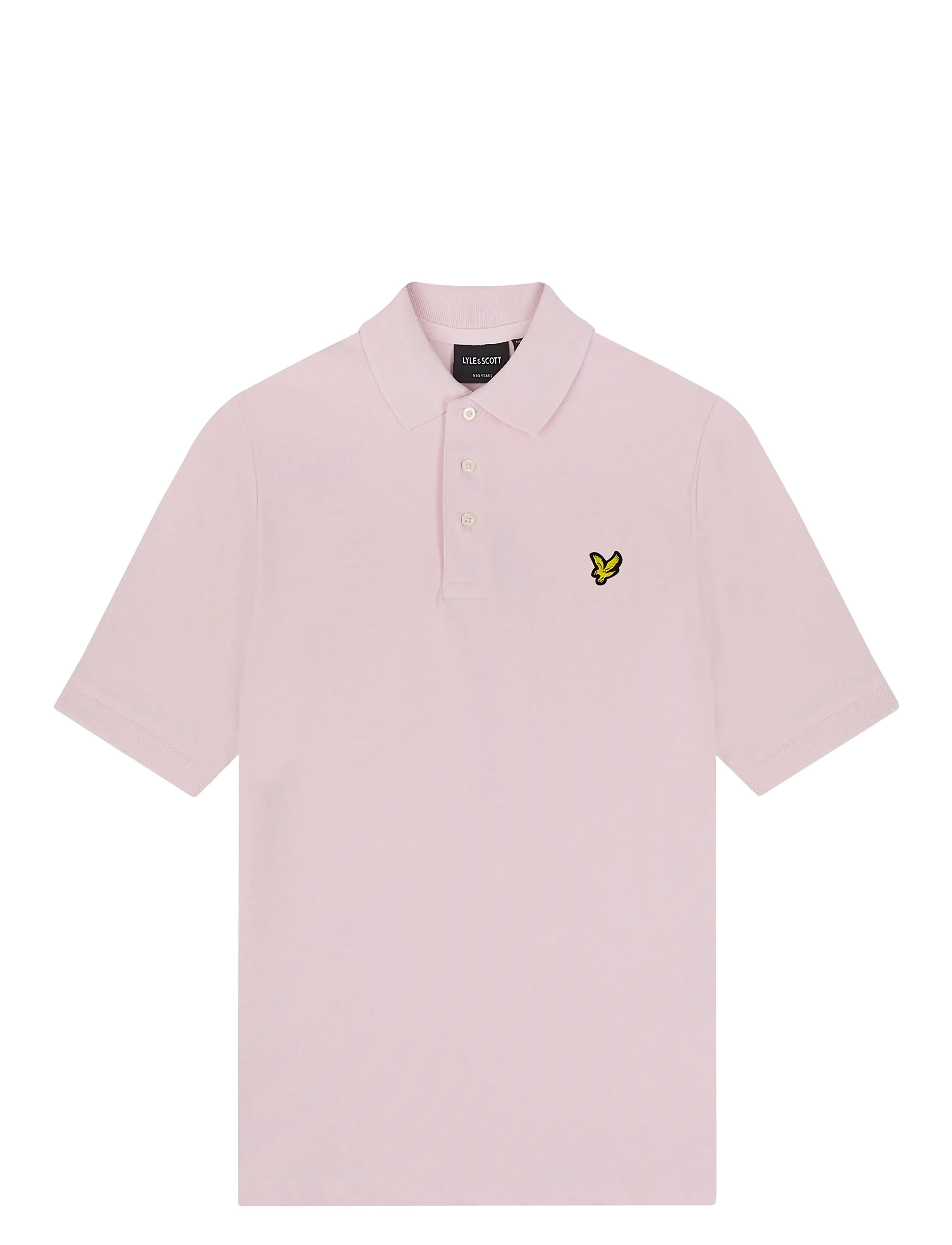 LYLE & SCOTT Plain Polo Shirt Pink - 110-116 - Kinder