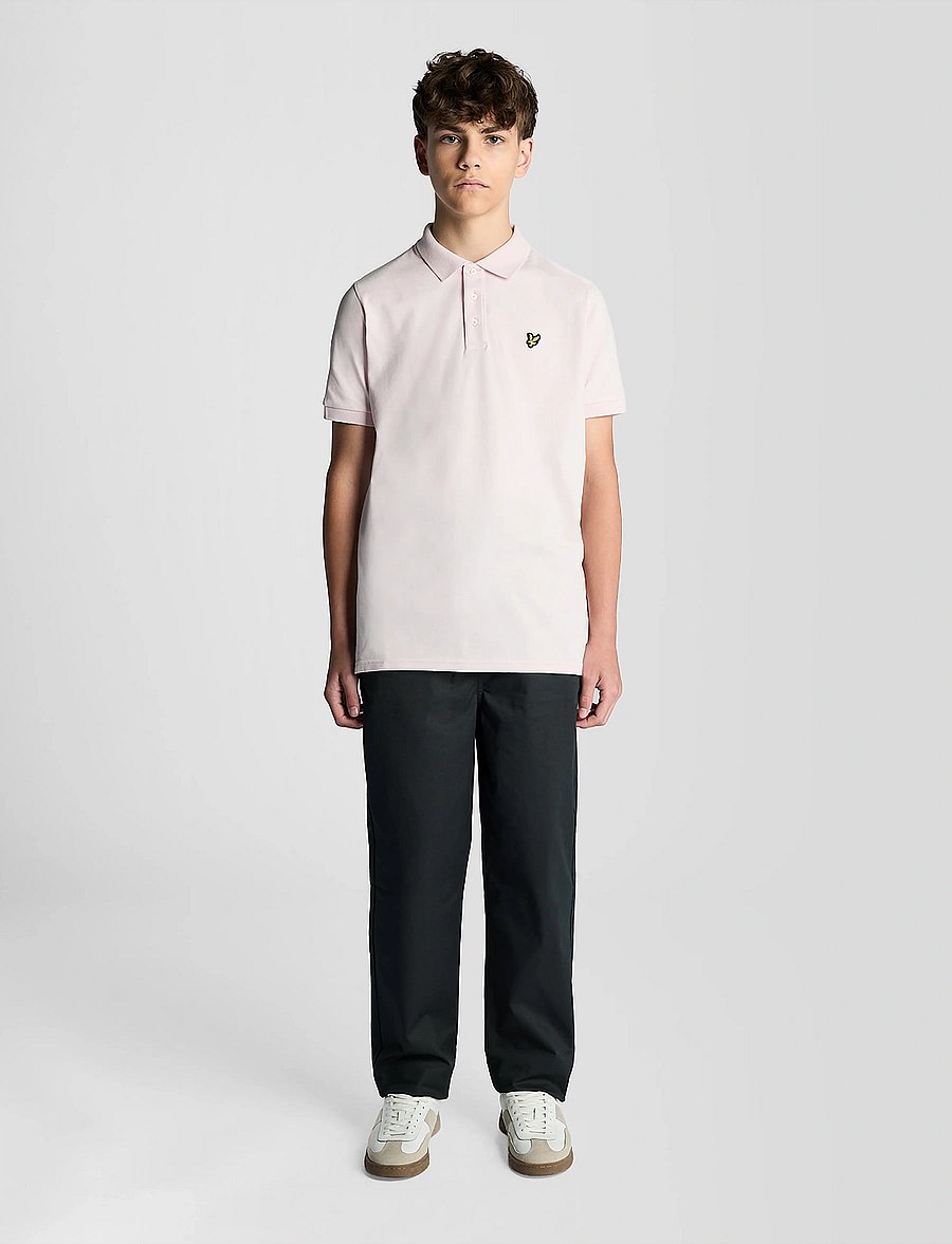 Lyle & Scott - Plain Polo Shirt - kurzärmelig - w488 light pink - 2
