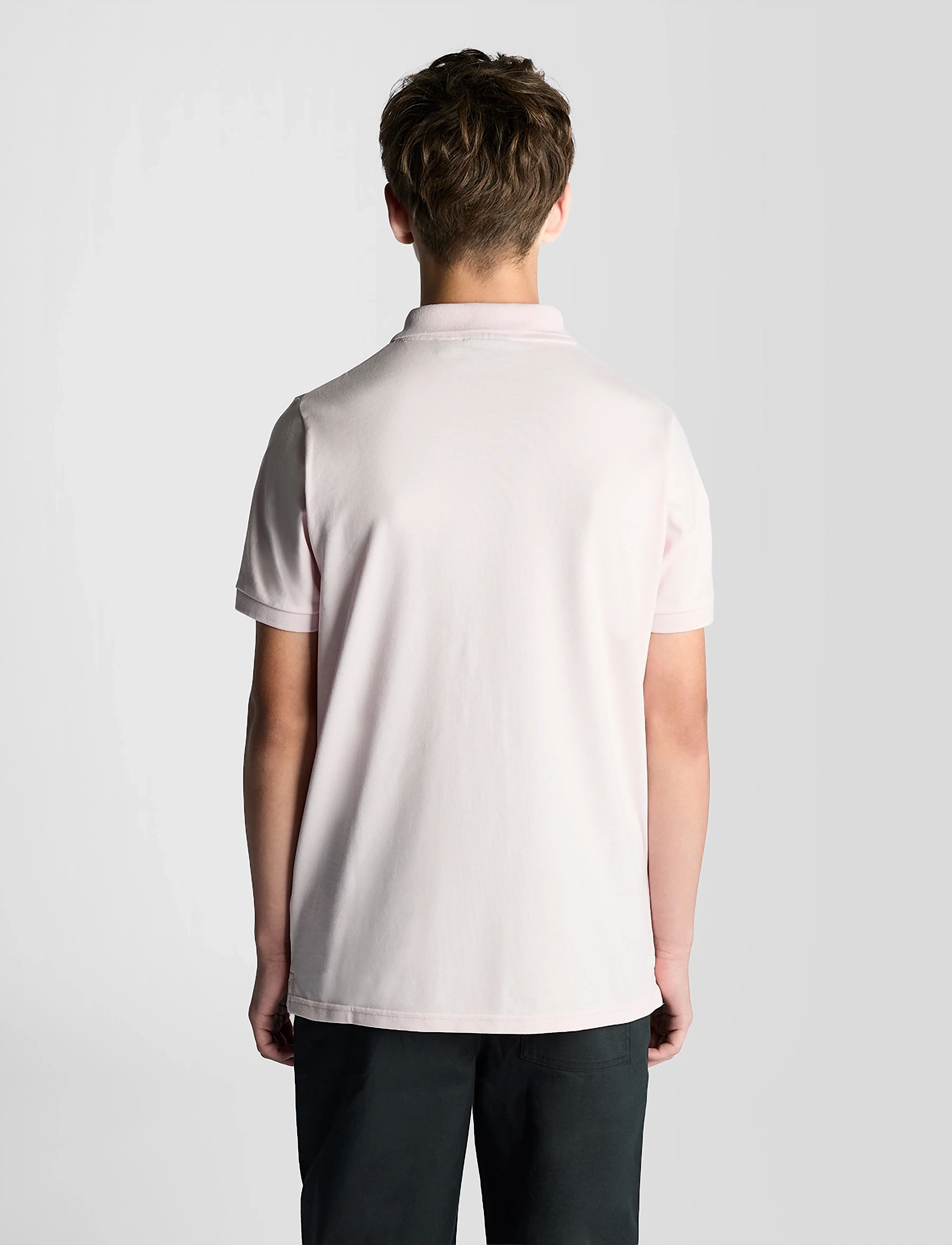 Lyle & Scott - Plain Polo Shirt - kurzärmelig - w488 light pink - 3