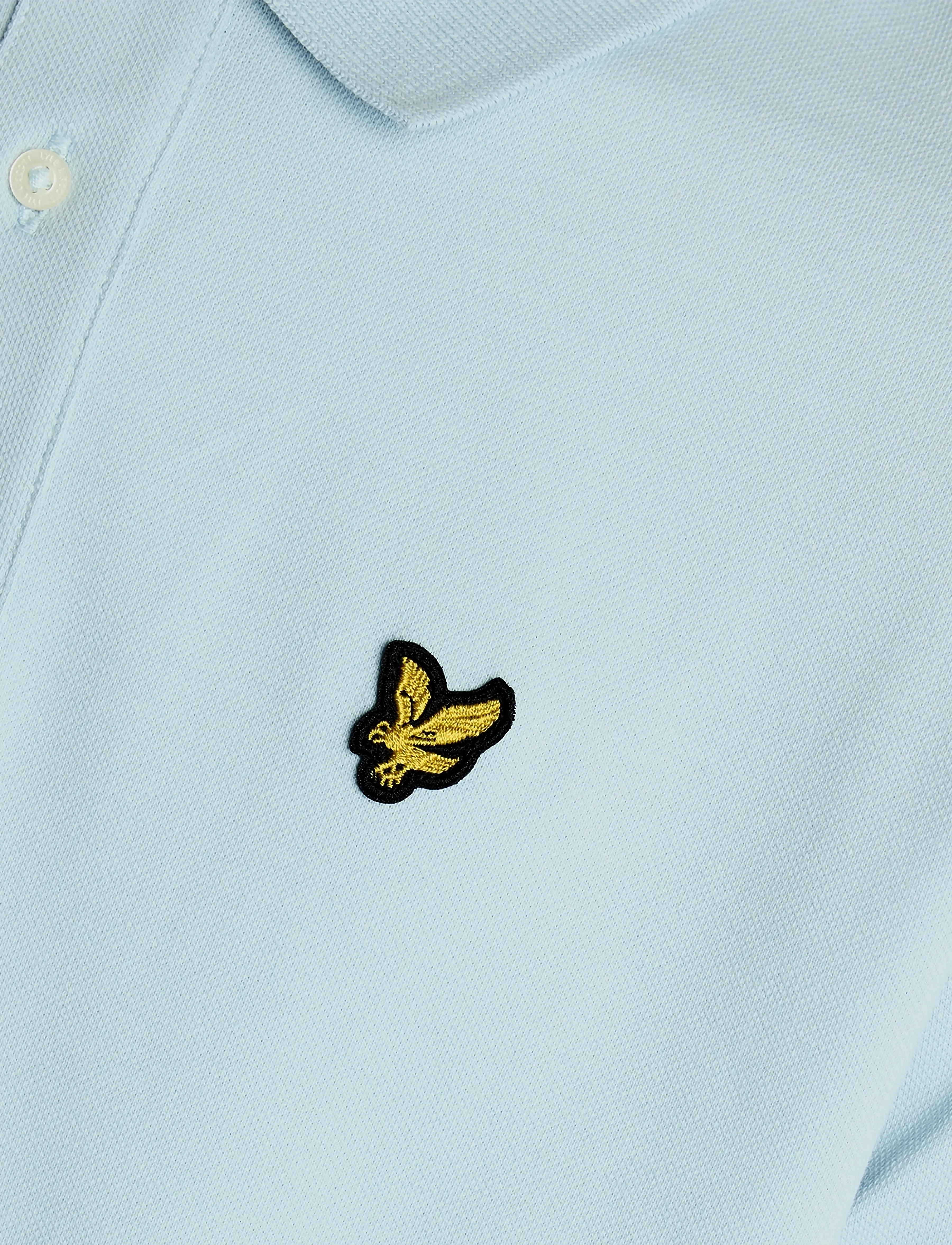 Lyle & Scott - Plain Polo Shirt - kortärmade pikéer - w596 opal blue - 5