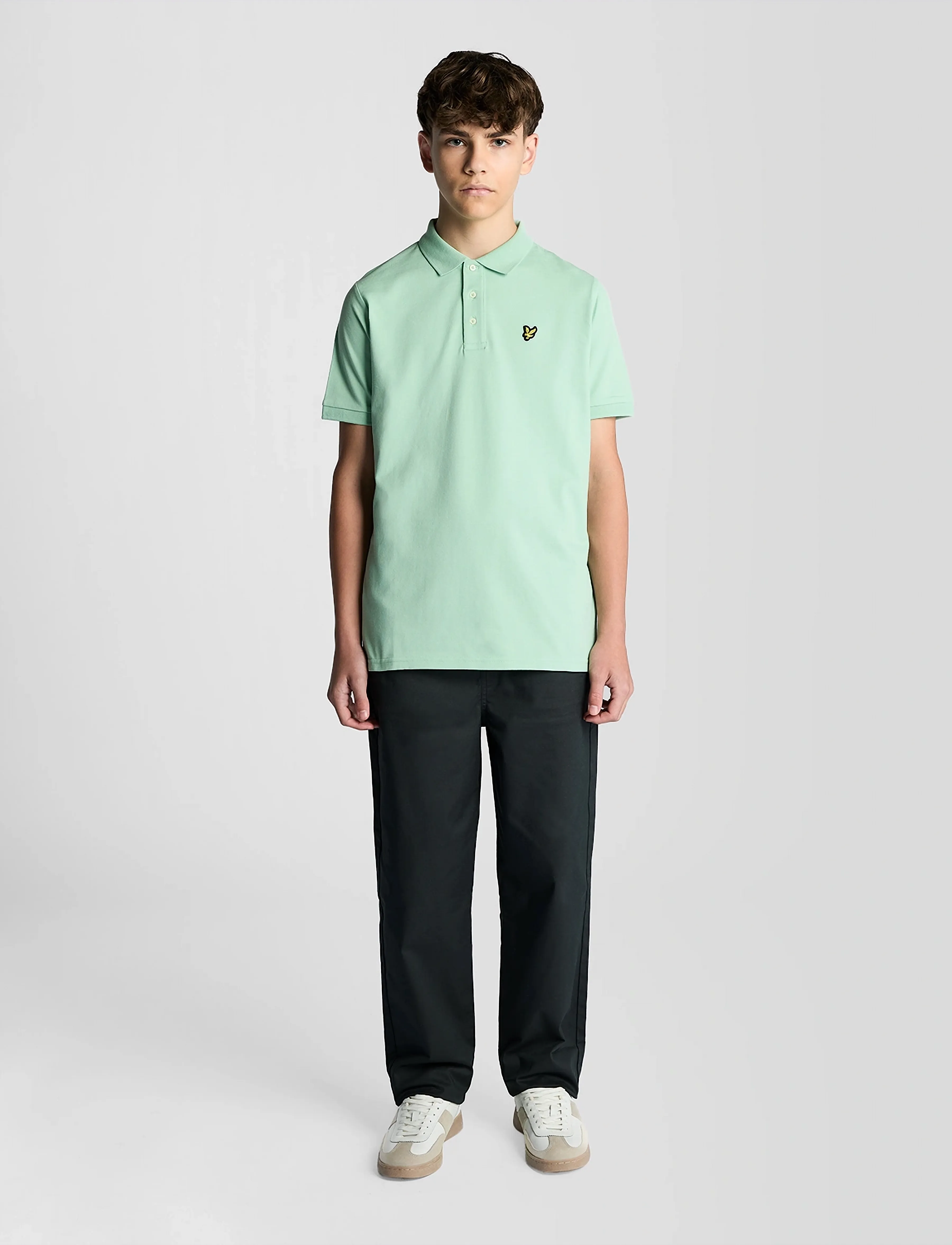 Lyle & Scott - Plain Polo Shirt - lühikeste varrukatega polod - w907 turquoise shadow - 2