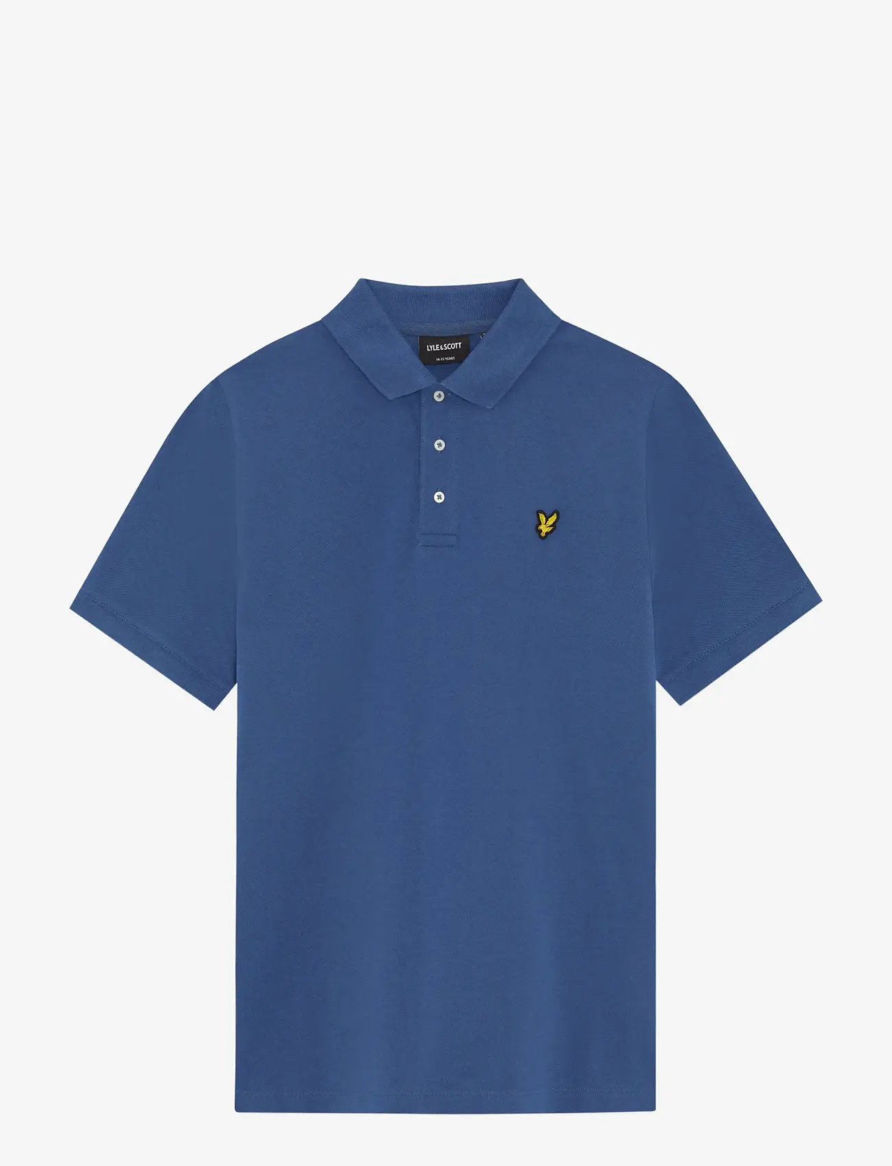 Lyle & Scott - Plain Polo Shirt - short-sleeved polos - z411 dark cornflower - 1