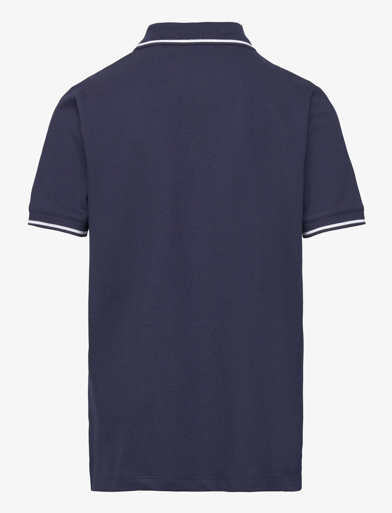 Lyle & Scott - Tipped Polo Shirt - poloskjorter - w190 navy/ white - 1