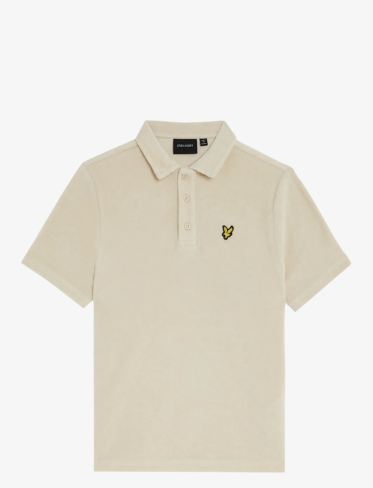 Lyle & Scott - Towelling Polo Shirt - short-sleeved polos - w870 cove - 1
