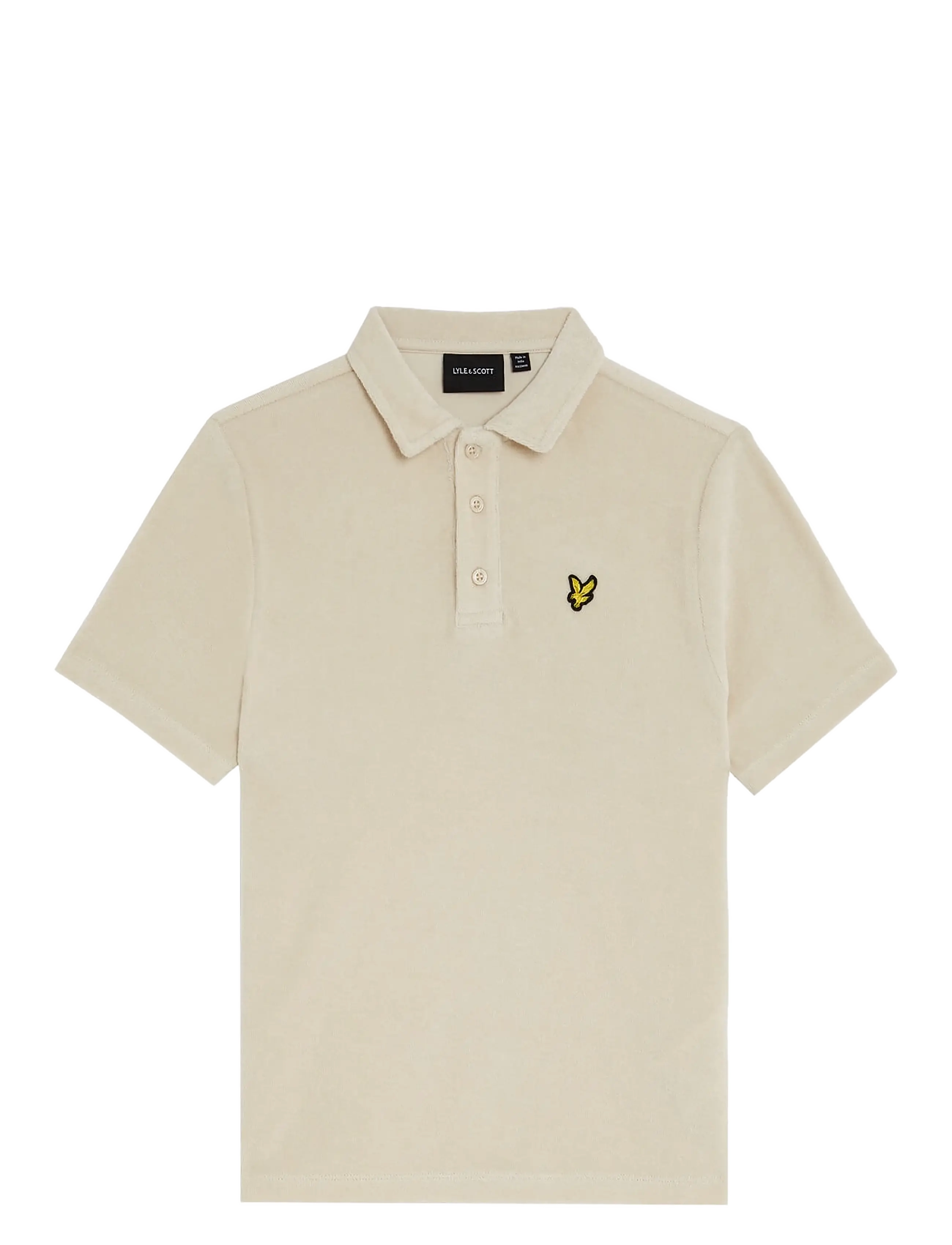 Lyle & Scott Towelling Polo Shirt - Lyle & Scott - W870 COVE / beige