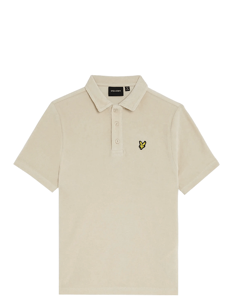 Lyle & Scott - Towelling Polo Shirt - short-sleeved polos - w870 cove - 1