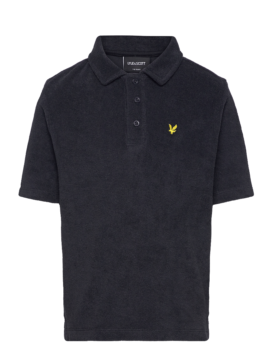 Lyle & Scott - Towelling Polo Shirt - kurzärmelig - z271 dark navy - 0