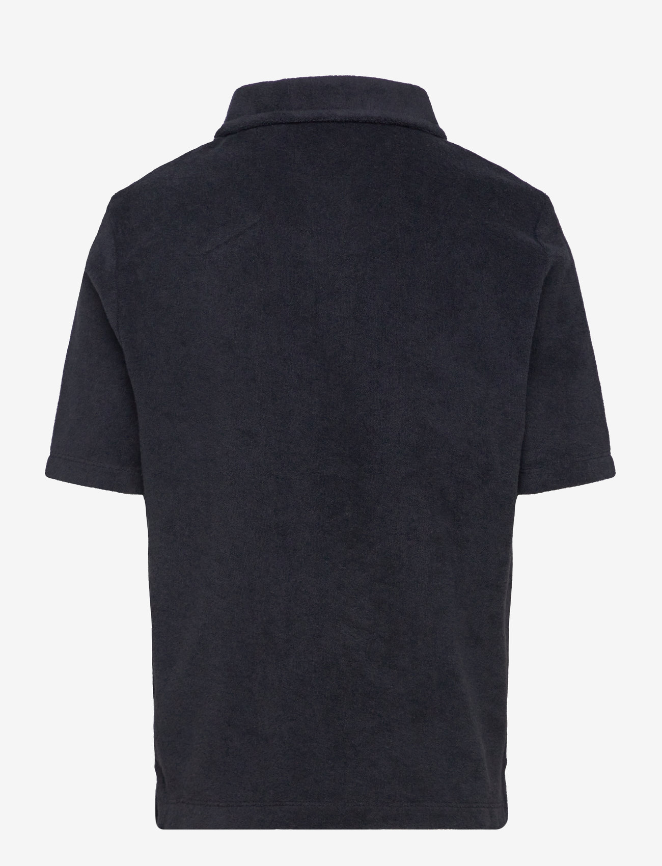 Lyle & Scott - Towelling Polo Shirt - kortærmede poloer - z271 dark navy - 1