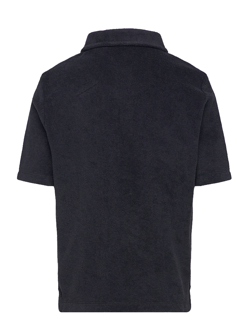 Lyle & Scott - Towelling Polo Shirt - kortærmede poloer - z271 dark navy - 1