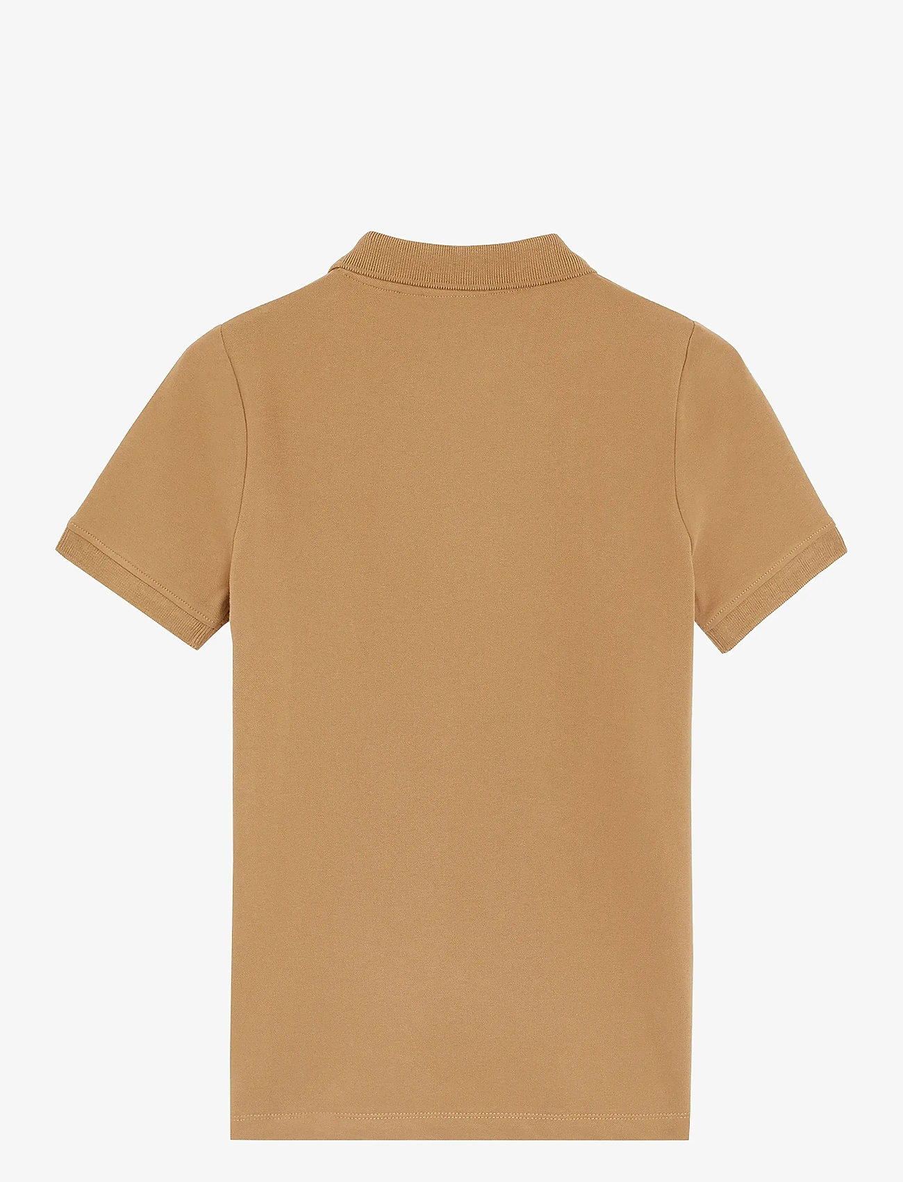 Lyle & Scott - L&S Monogram Polo Shirt - short-sleeved polos - x851 tigers eye - 1