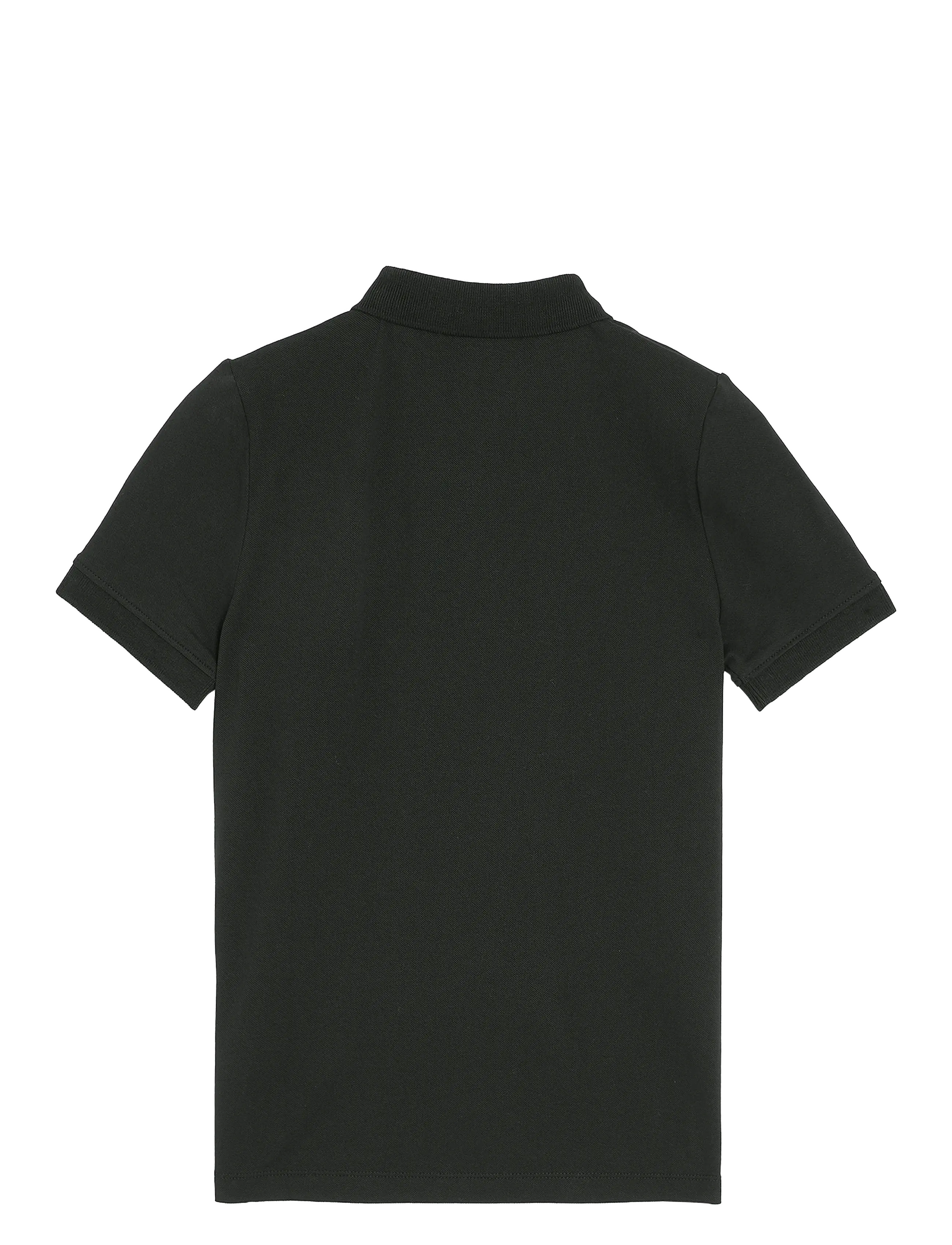 Lyle & Scott - L&S Monogram Polo Shirt - kortærmede poloer - z865 jet black - 1