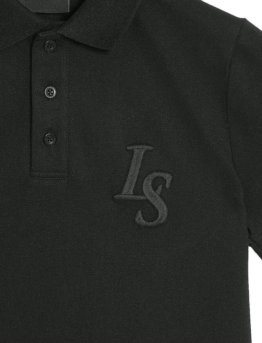 Lyle & Scott - L&S Monogram Polo Shirt - kurzärmelig - z865 jet black - 2