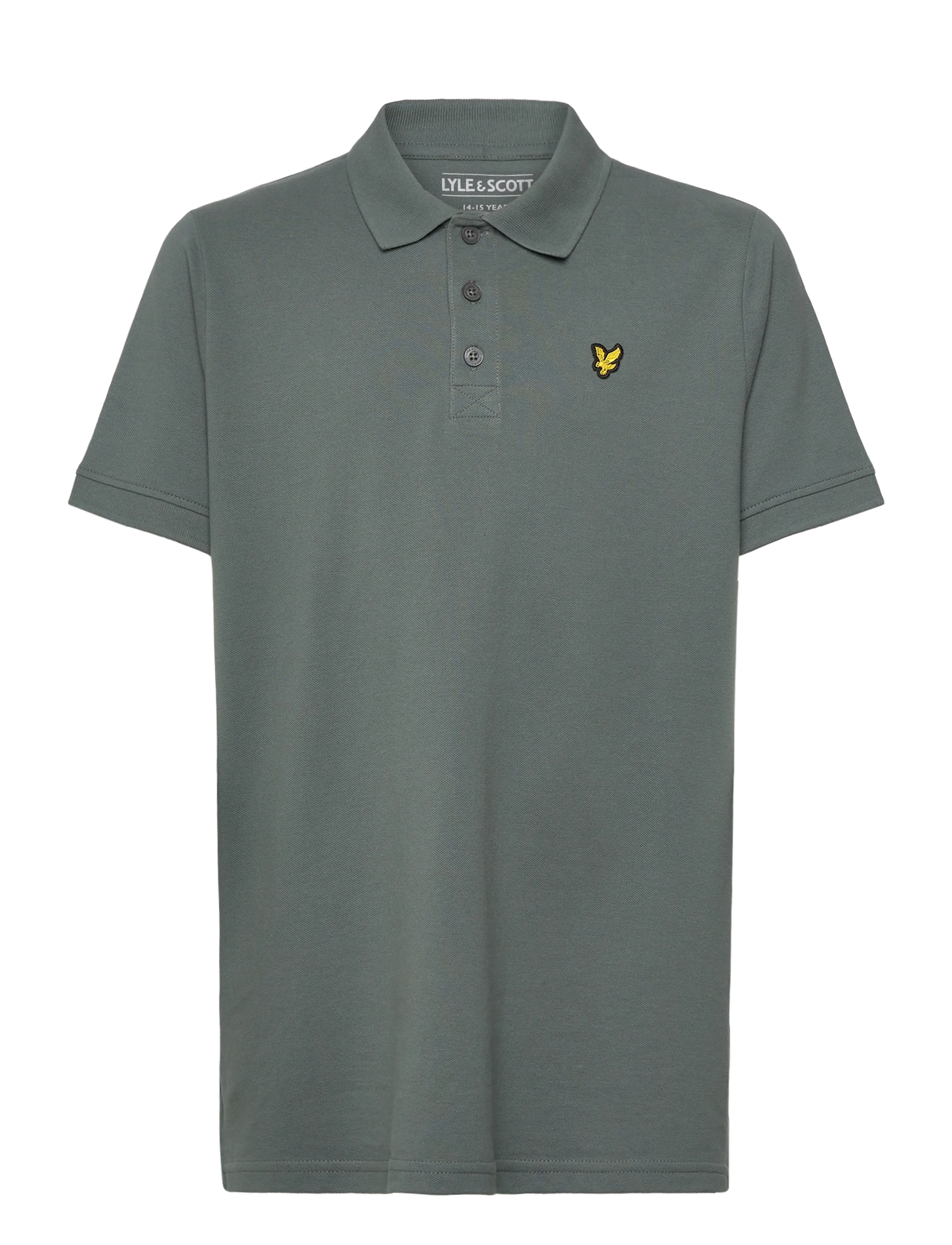 Lyle & Scott Plain Polo Shirt - Poloshirts - GREEN MERCURIAL / khaki/green