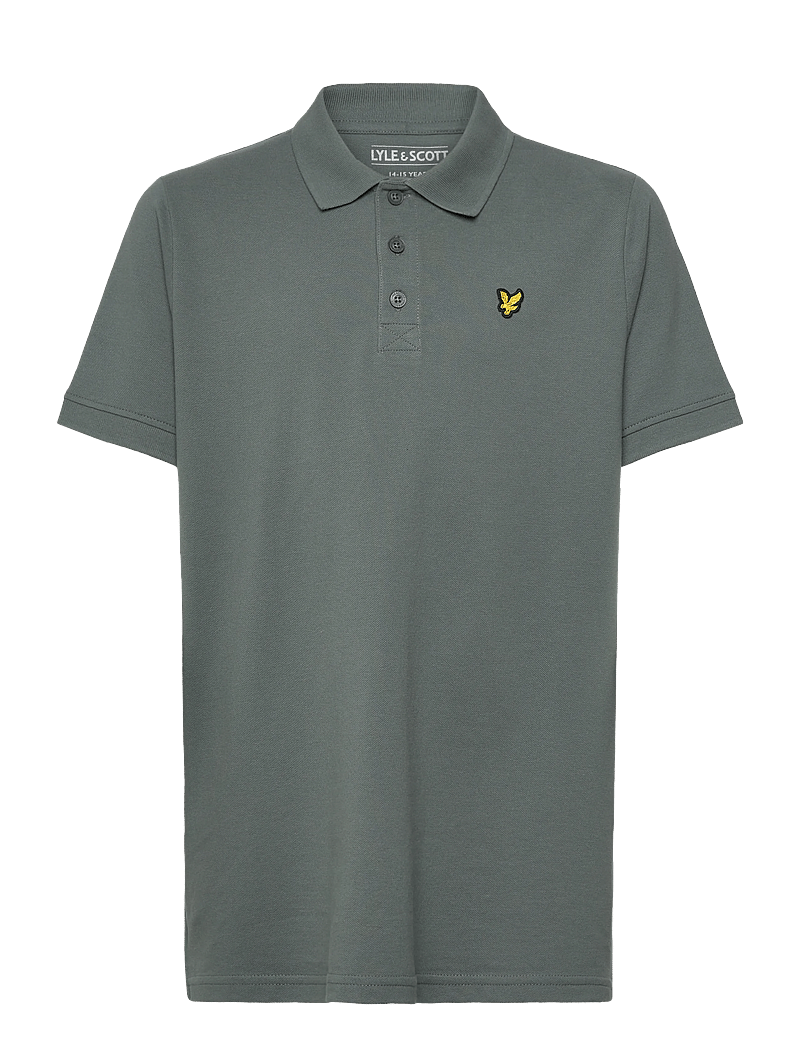 Lyle & Scott - Plain Polo Shirt - kurzärmelig - green mercurial - 0