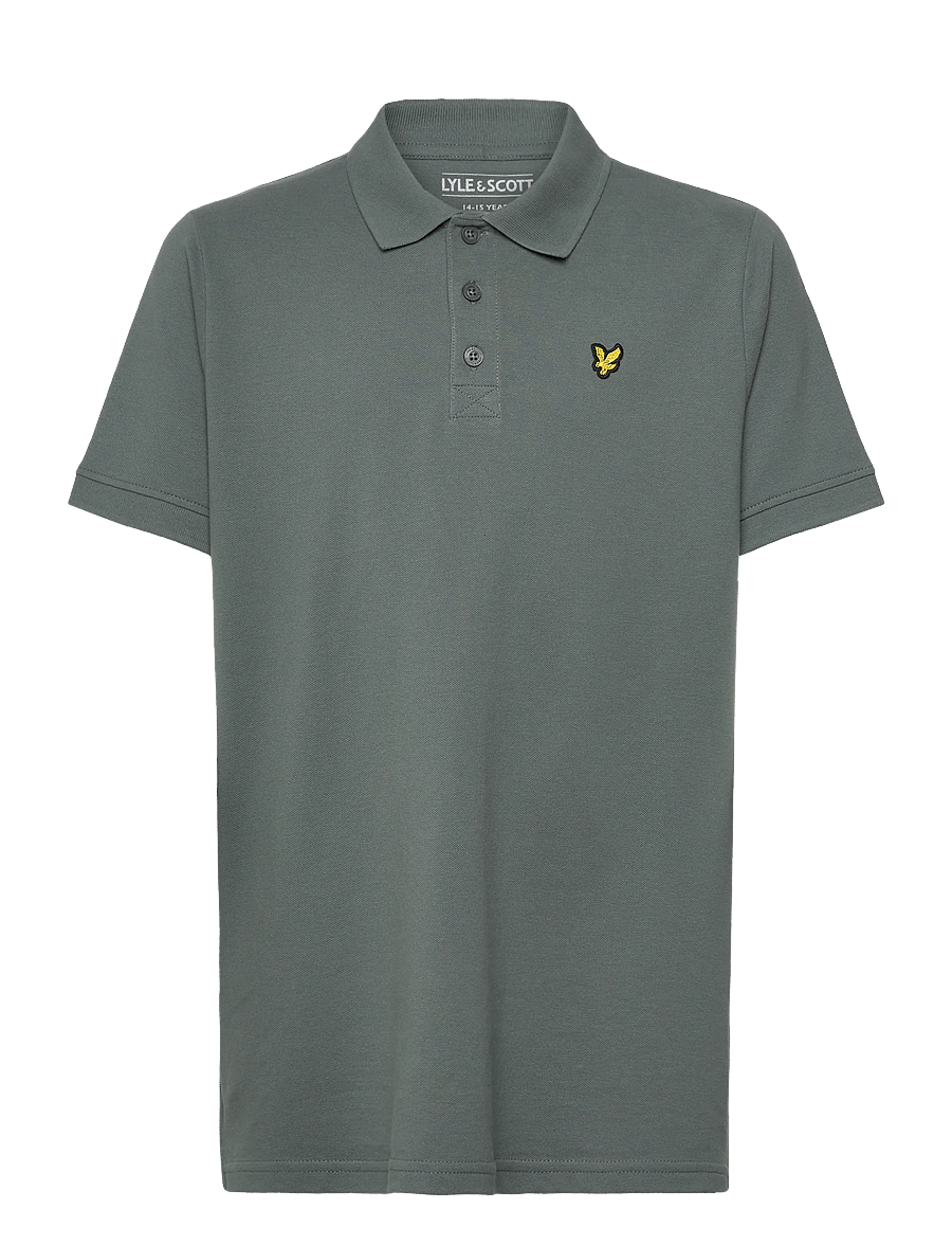 Lyle & Scott - Plain Polo Shirt - kurzärmelig - green mercurial - 0