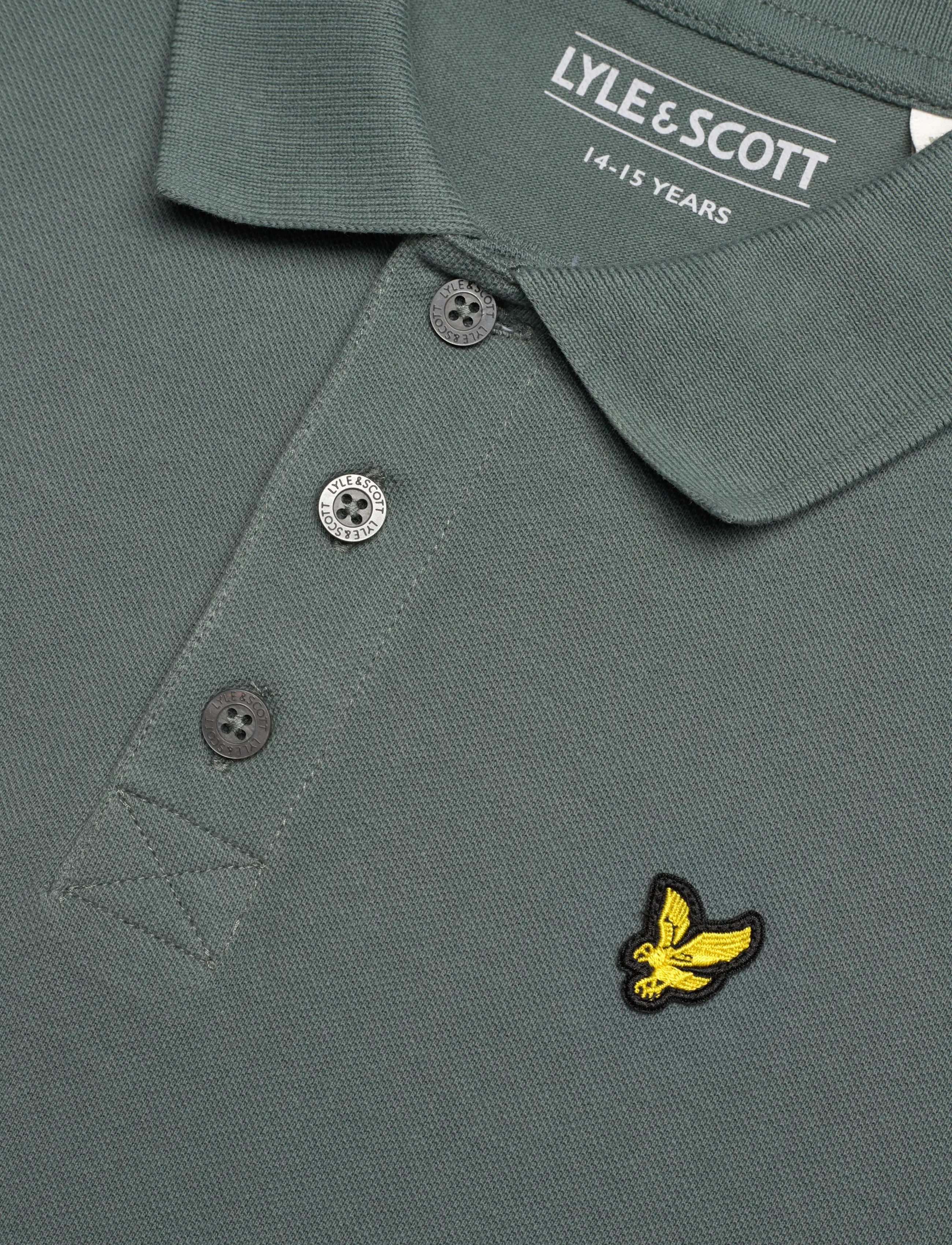 Lyle & Scott - Plain Polo Shirt - pikeepaidat - green mercurial - 2