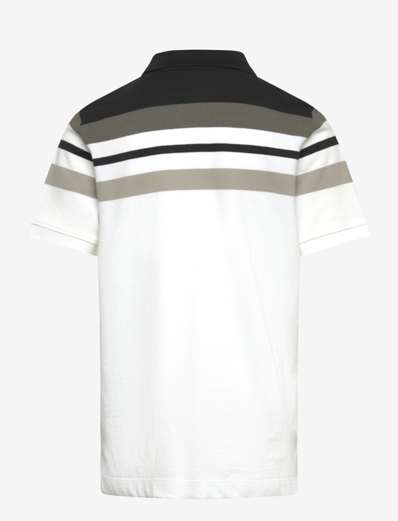Lyle & Scott - Engineered Stripe Polo Shirt - kurzärmelig - 626 white - 1