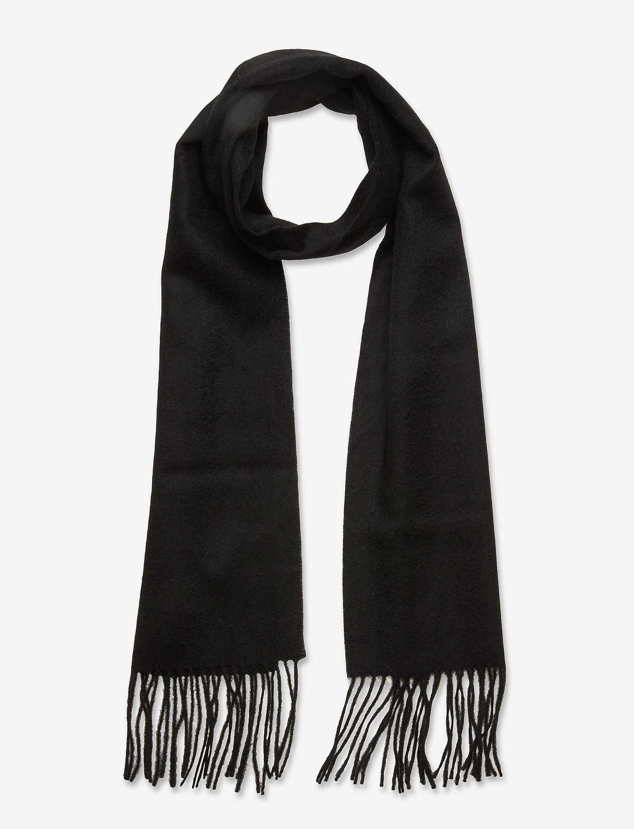 Lyle & Scott - Lambswool Scarf - true black - 0