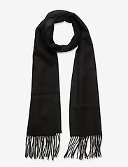 Lyle & Scott - Lambswool Scarf - winter scarves - true black - 0