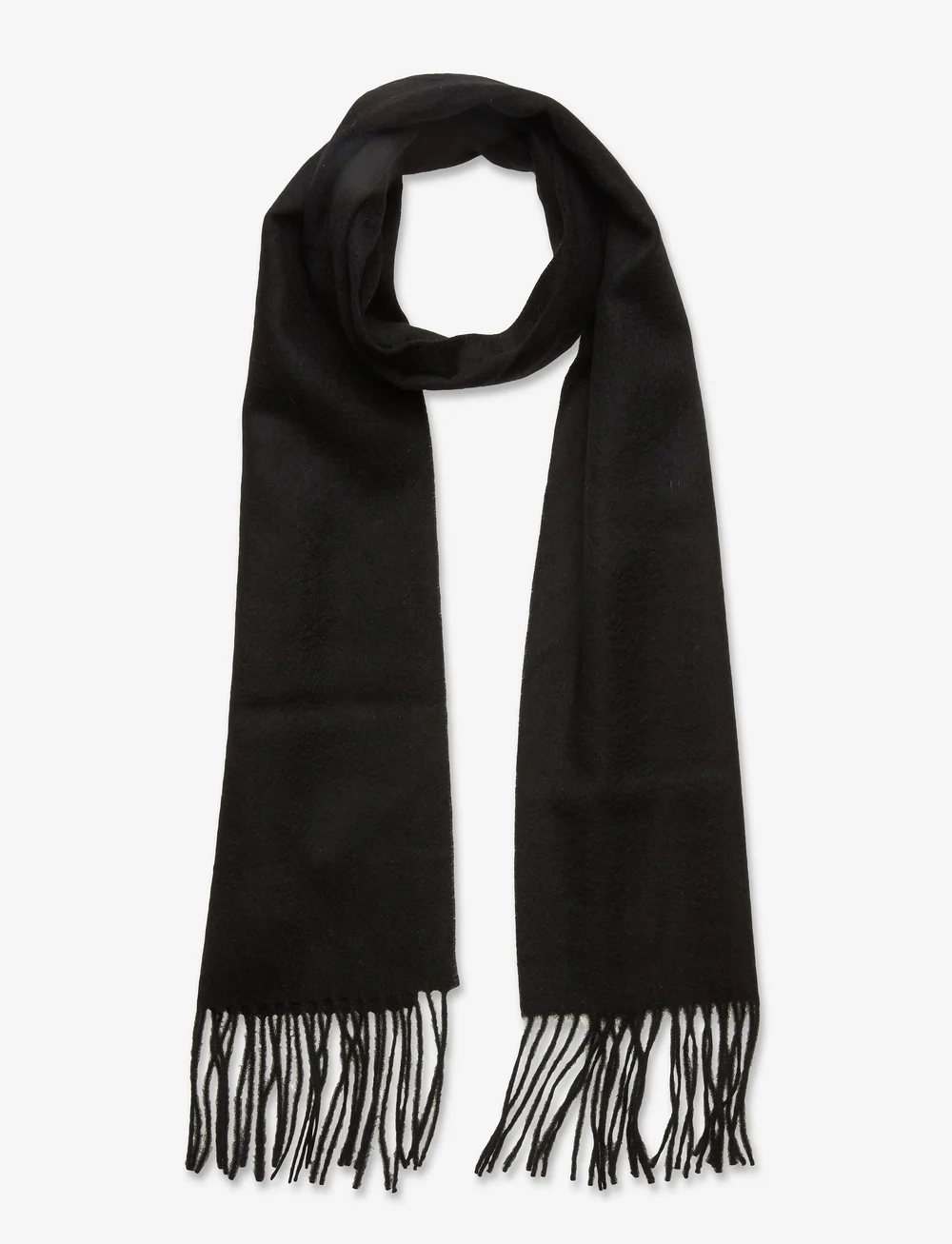 Lyle & Scott - Lambswool Scarf - halsdukar - true black - 0