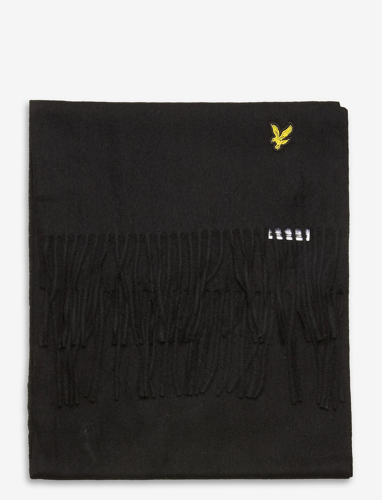 Lyle & Scott - Lambswool Scarf - true black - 1