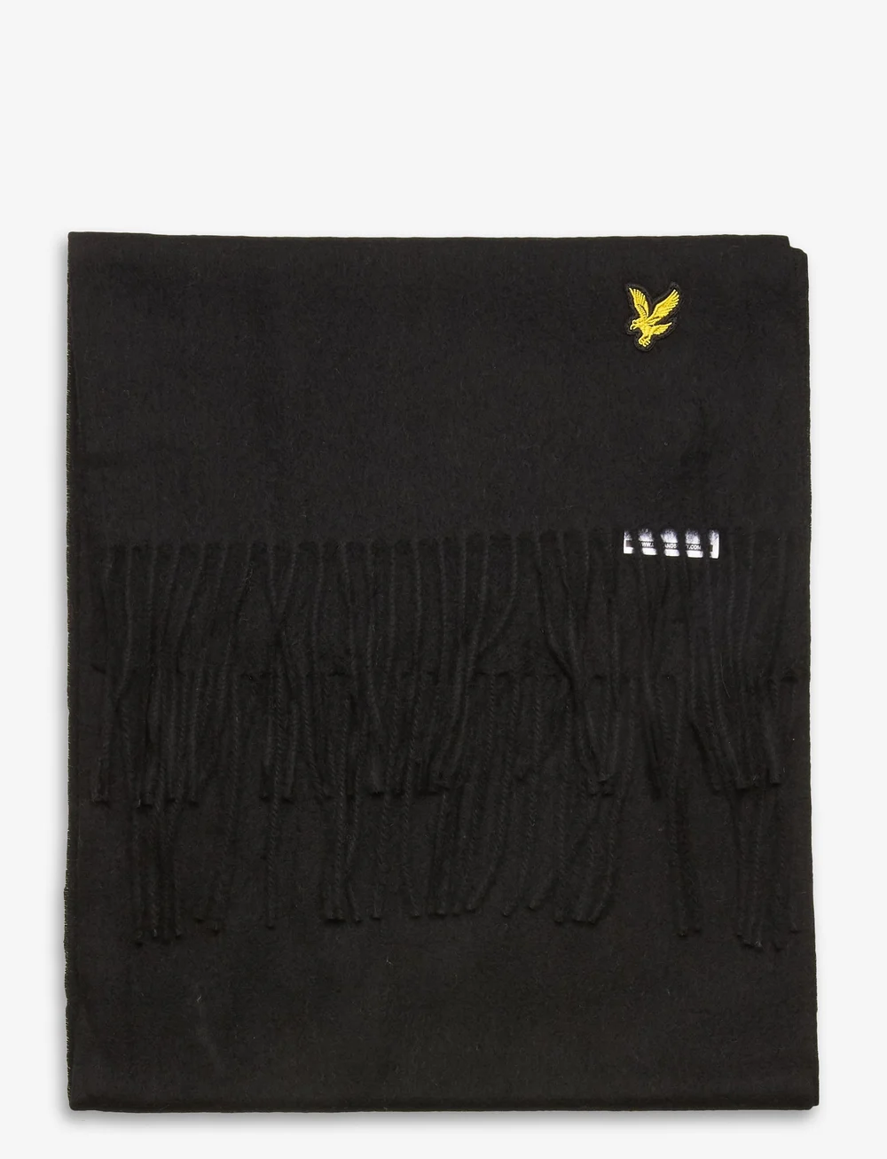 Lyle & Scott - Lambswool Scarf - halsdukar - true black - 1