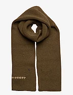 Ribbed Scarf - W485 OLIVE