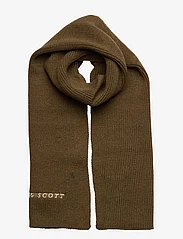 Lyle & Scott - Ribbed Scarf - winter scarves - w485 olive - 0