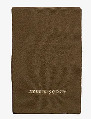 Lyle & Scott - Ribbed Scarf - kaulahuivit - w485 olive - 1