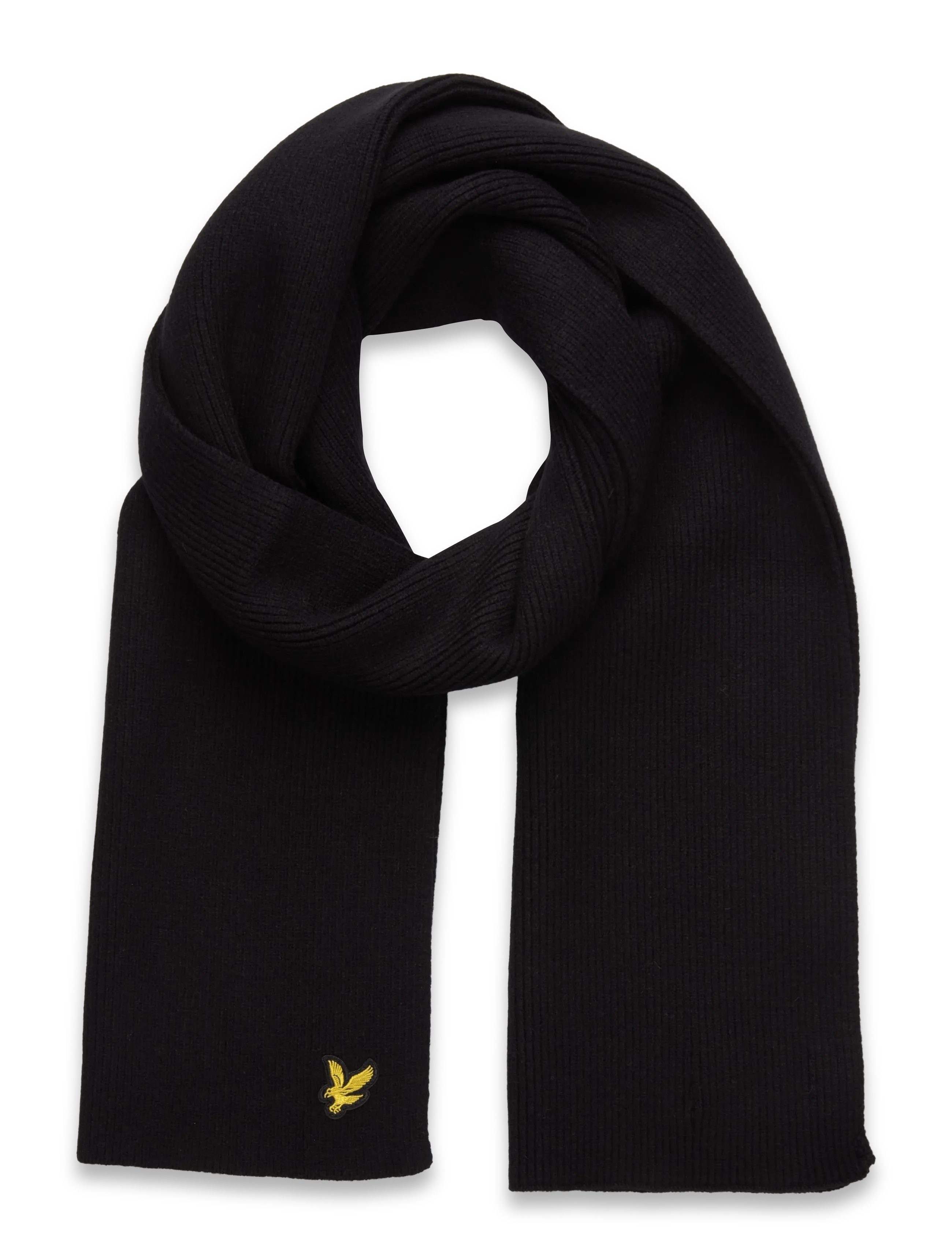 Lyle & Scott Plain Scarf - Accessories - JET BLACK / black