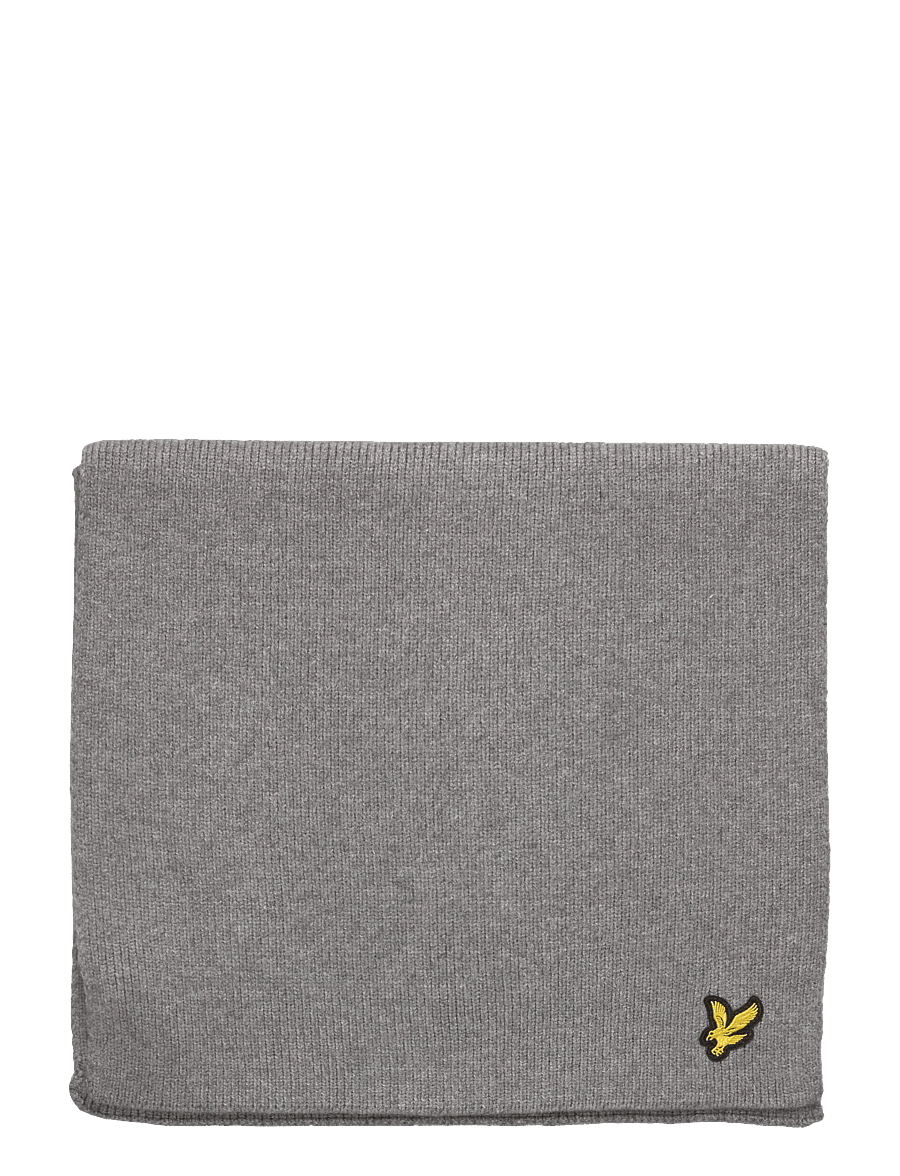 Lyle & Scott - Plain Scarf - talvesallid - mid grey marl - 1