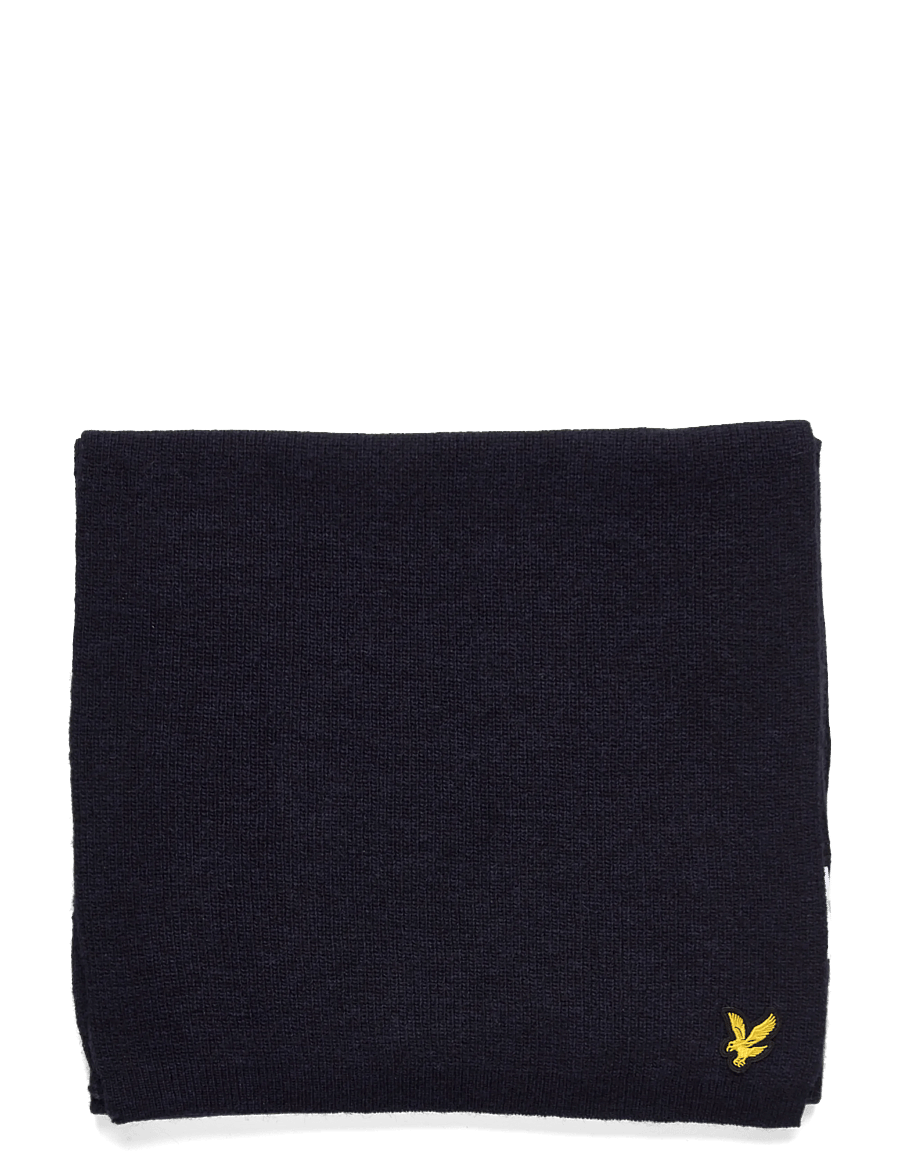 Lyle & Scott - Lambswool Ribbed Scarf - winterschals - dark navy marl - 1