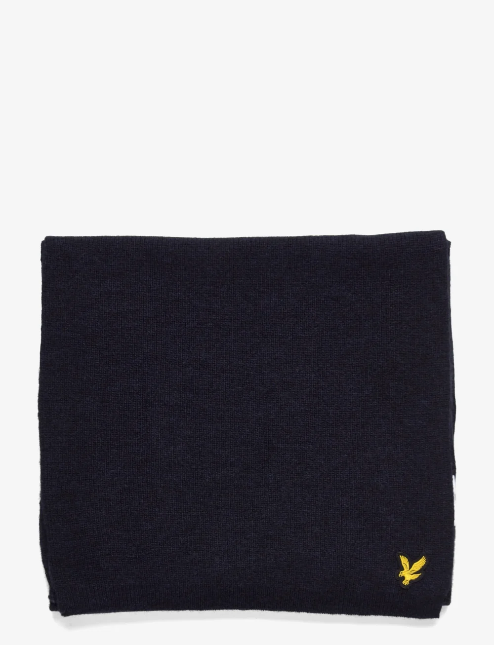 Lyle & Scott - Lambswool Ribbed Scarf - halstørklæder - z56 dark navy marl - 1