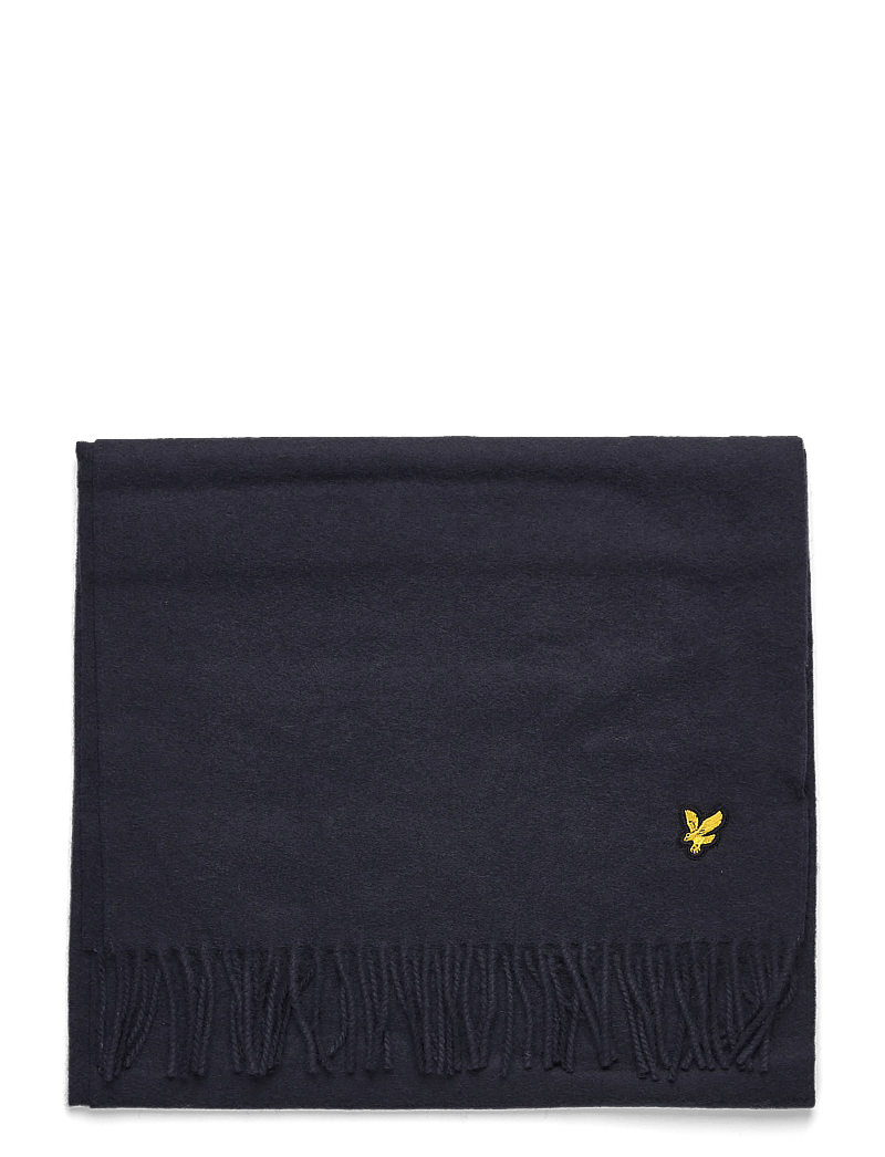 Lyle & Scott - Plain Lambswool Scarf - halsdukar - z271 dark navy - 1
