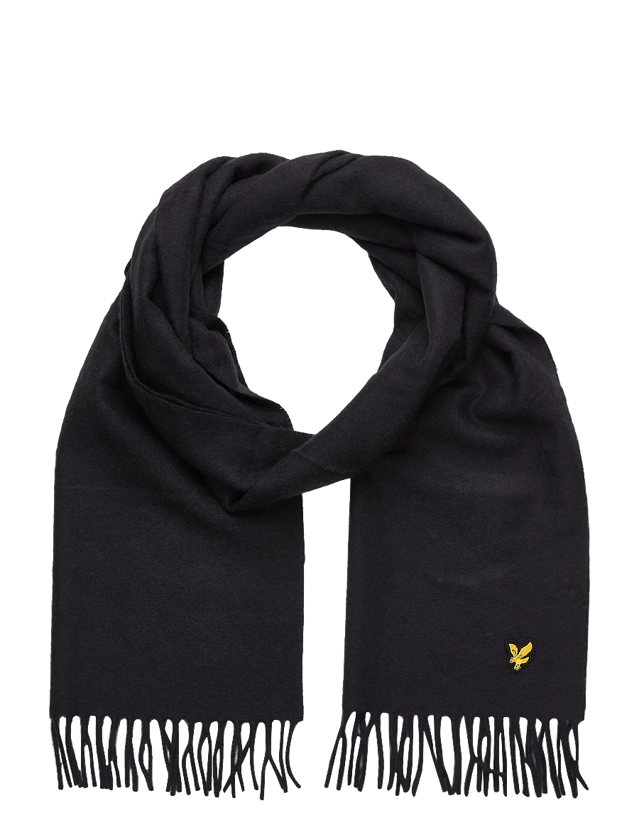 Lyle & Scott - Plain Lambswool Scarf - winterschals - z865 jet black - 0