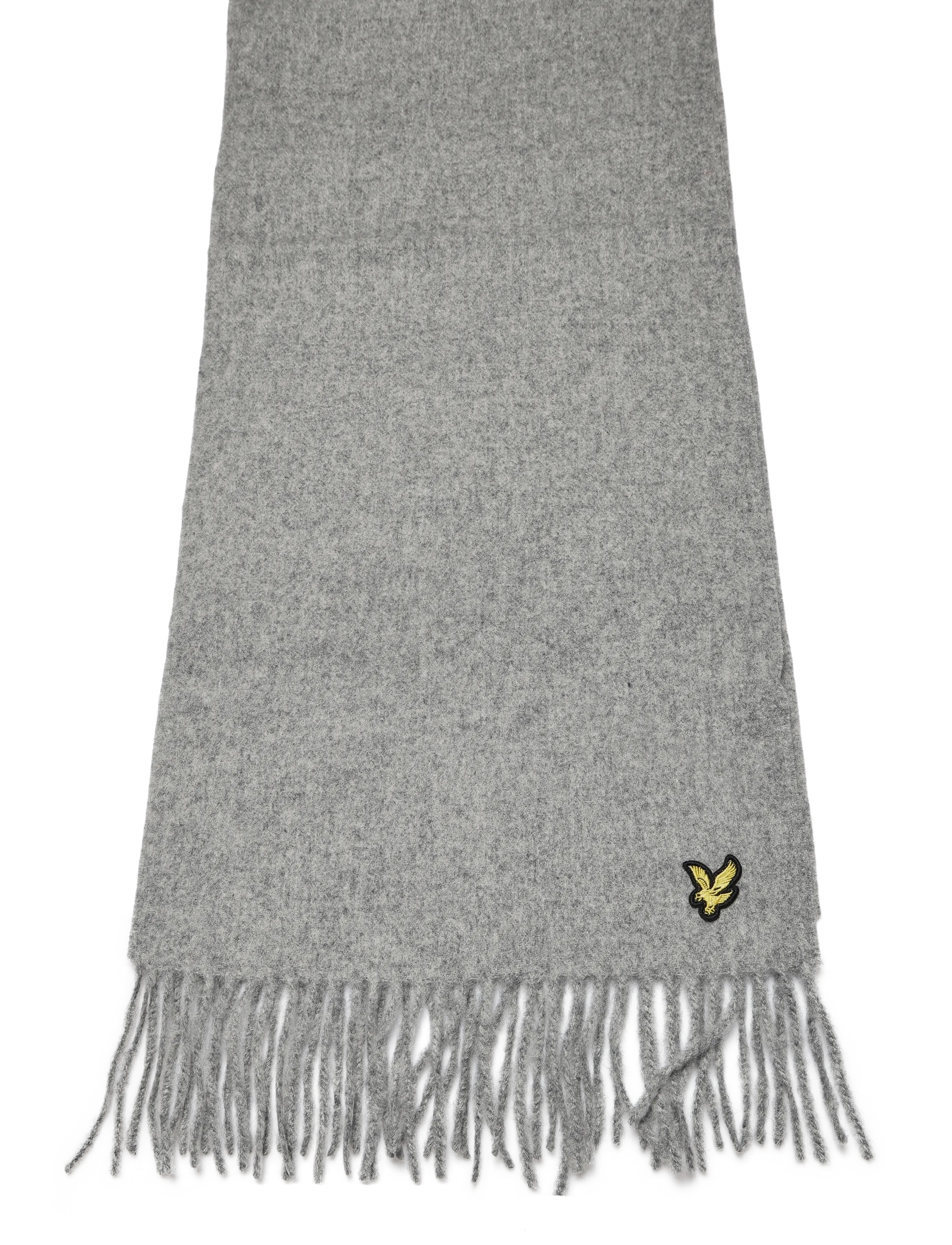 Lyle & Scott - Plain Lambswool Scarf - winterschals - mid grey marl - 1