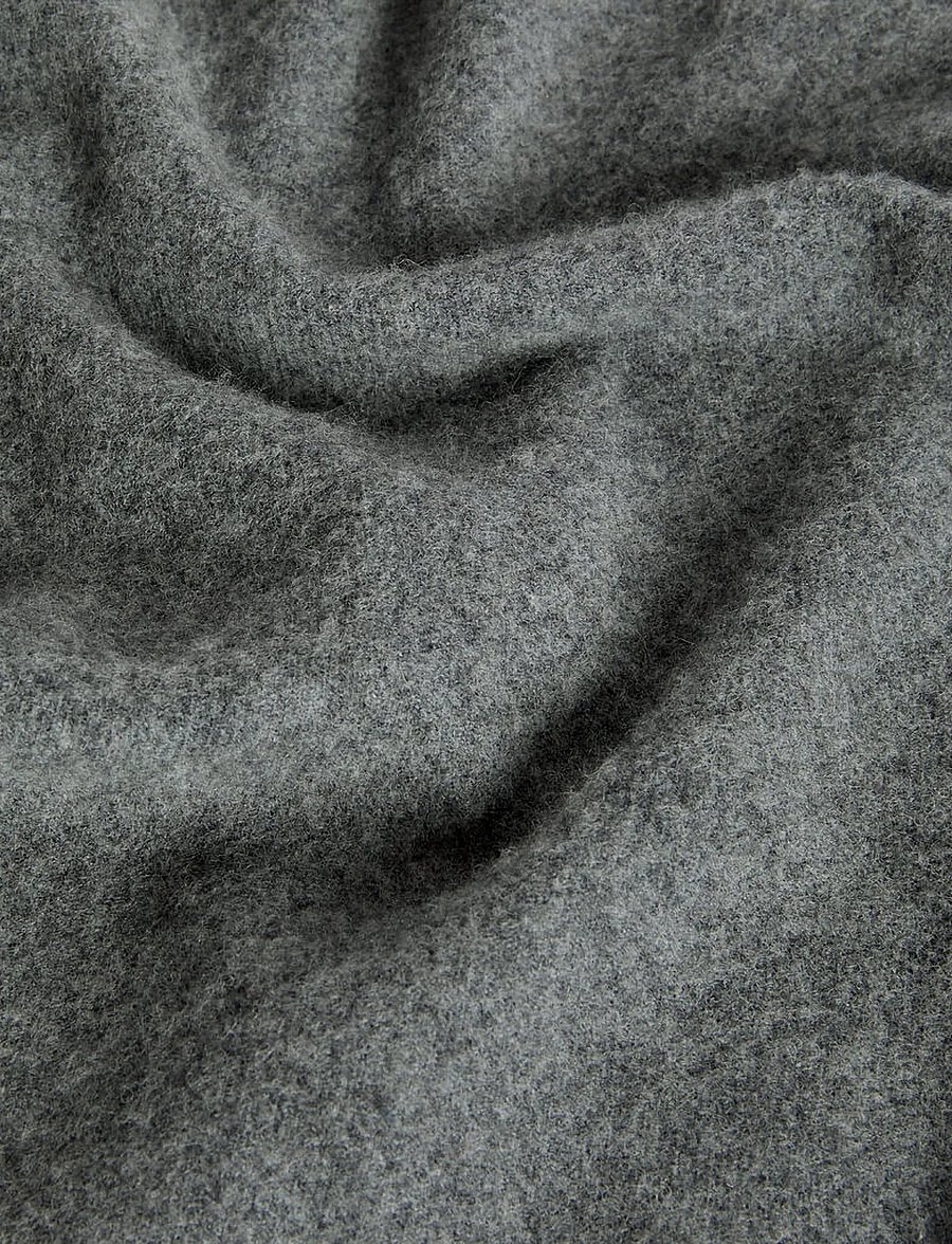Lyle & Scott - Plain Lambswool Scarf - halstørklæder - mid grey marl - 2