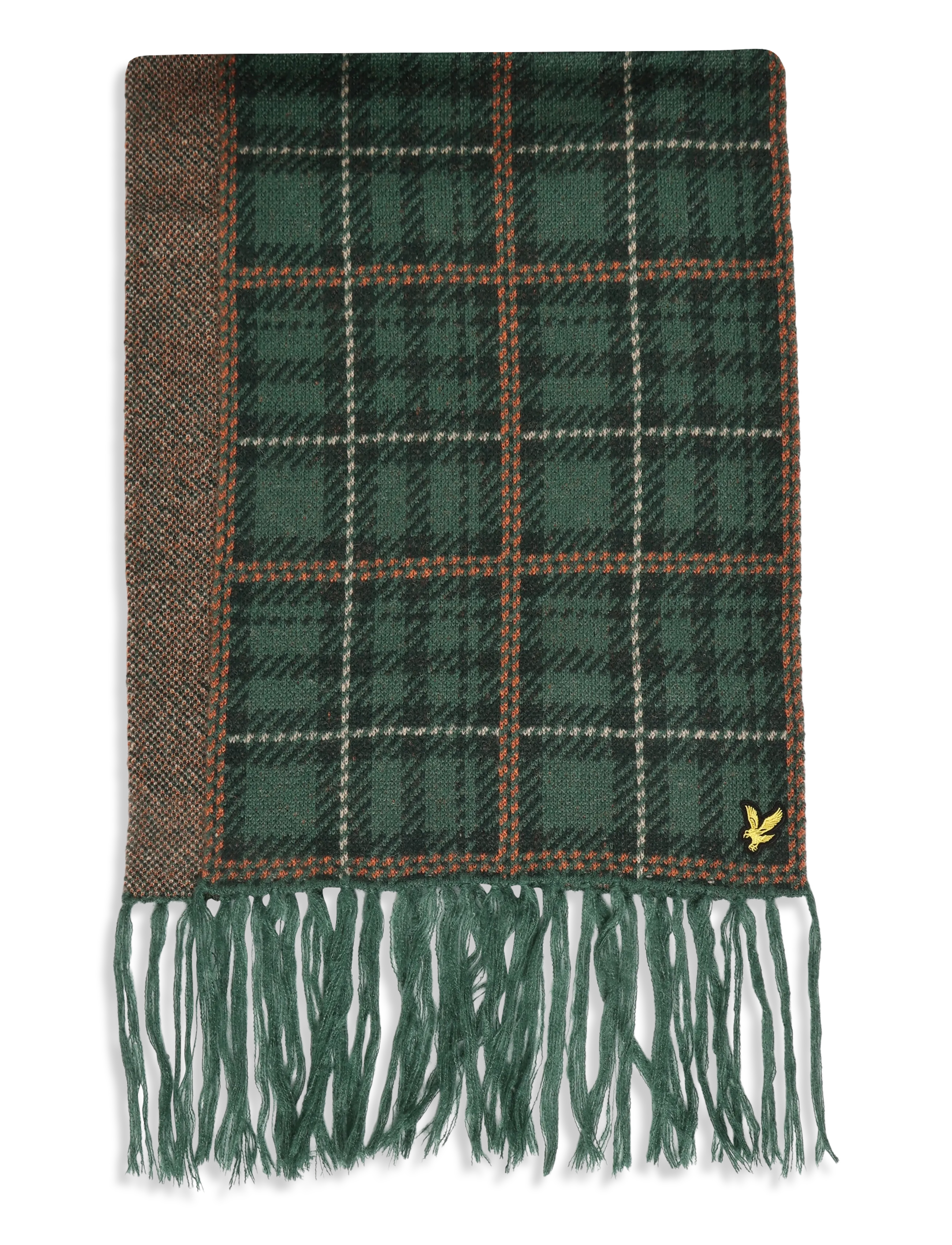 Lyle & Scott Tartan Scarf - Lyle & Scott - DARKEST GREEN / green
