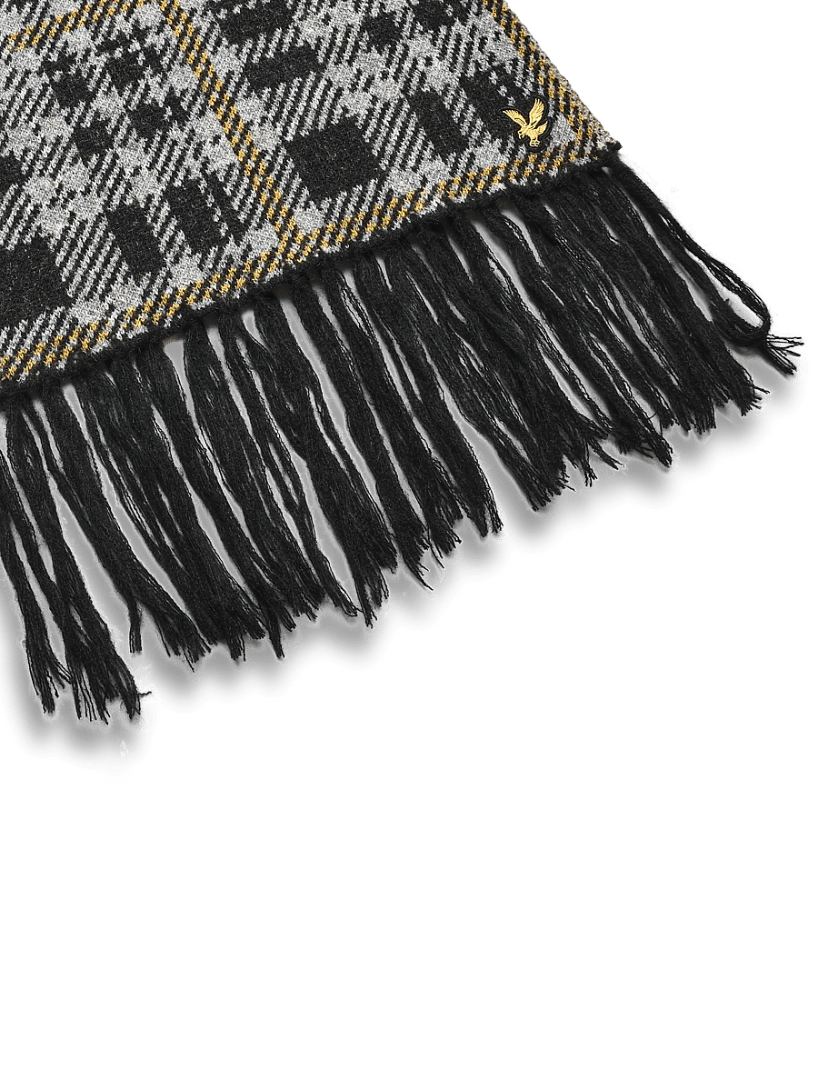 Lyle & Scott - Tartan Scarf - winterschals - jet black - 2