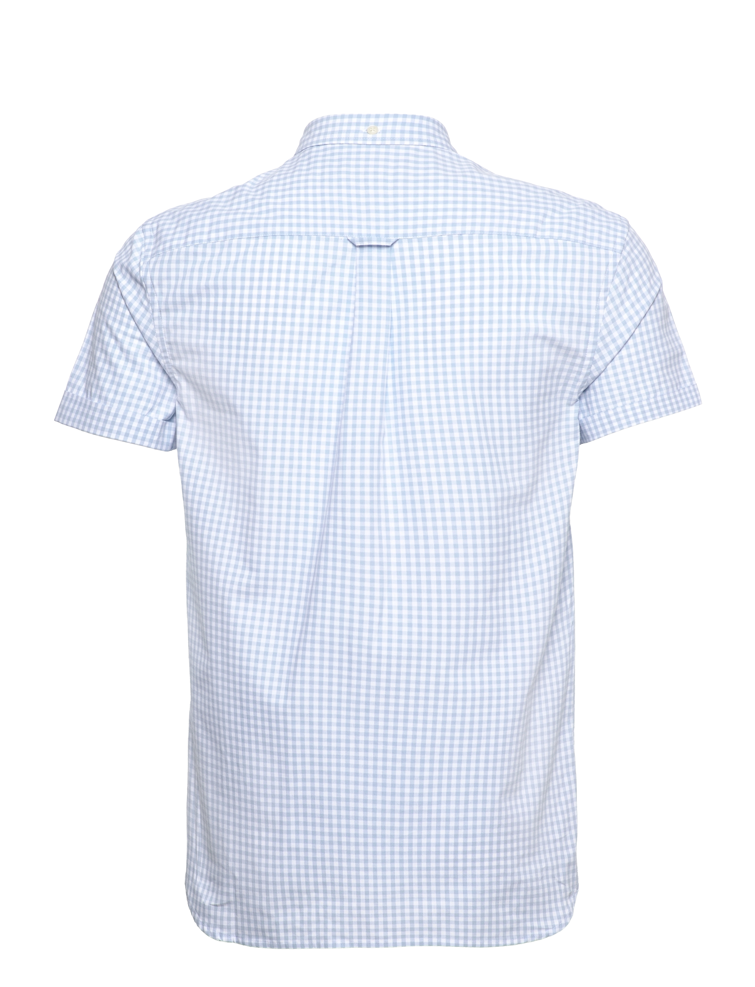 Lyle & Scott - SS Gingham Shirt - light blue/ white - 1