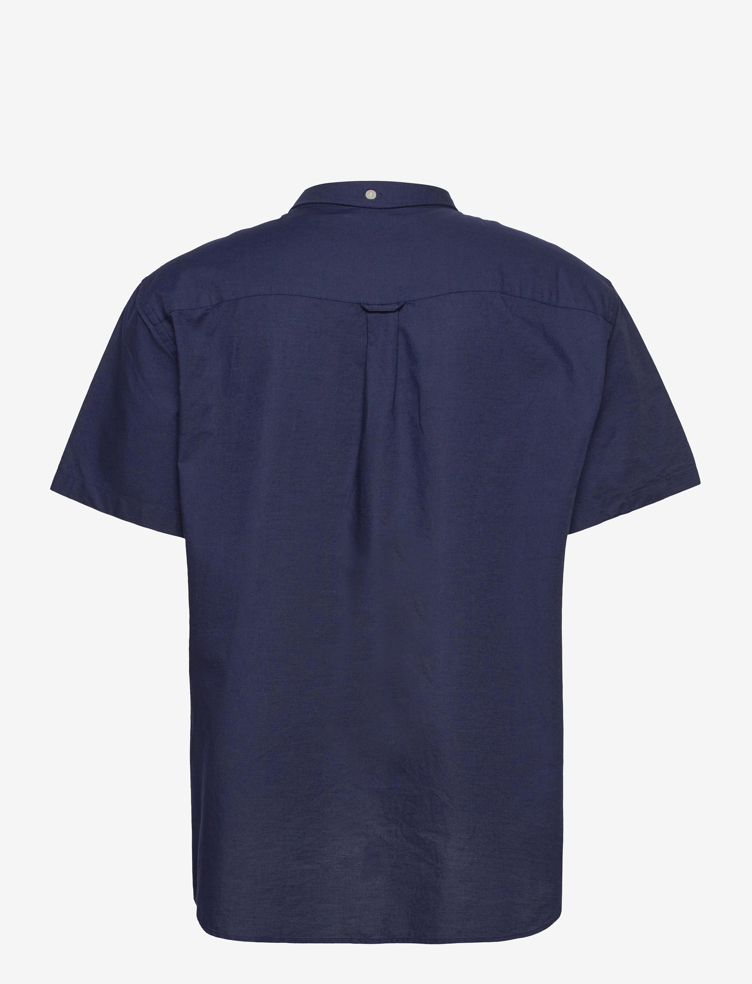 Lyle & Scott - Short Sleeve Light Weight Slub Oxford Shirt - navy - 1