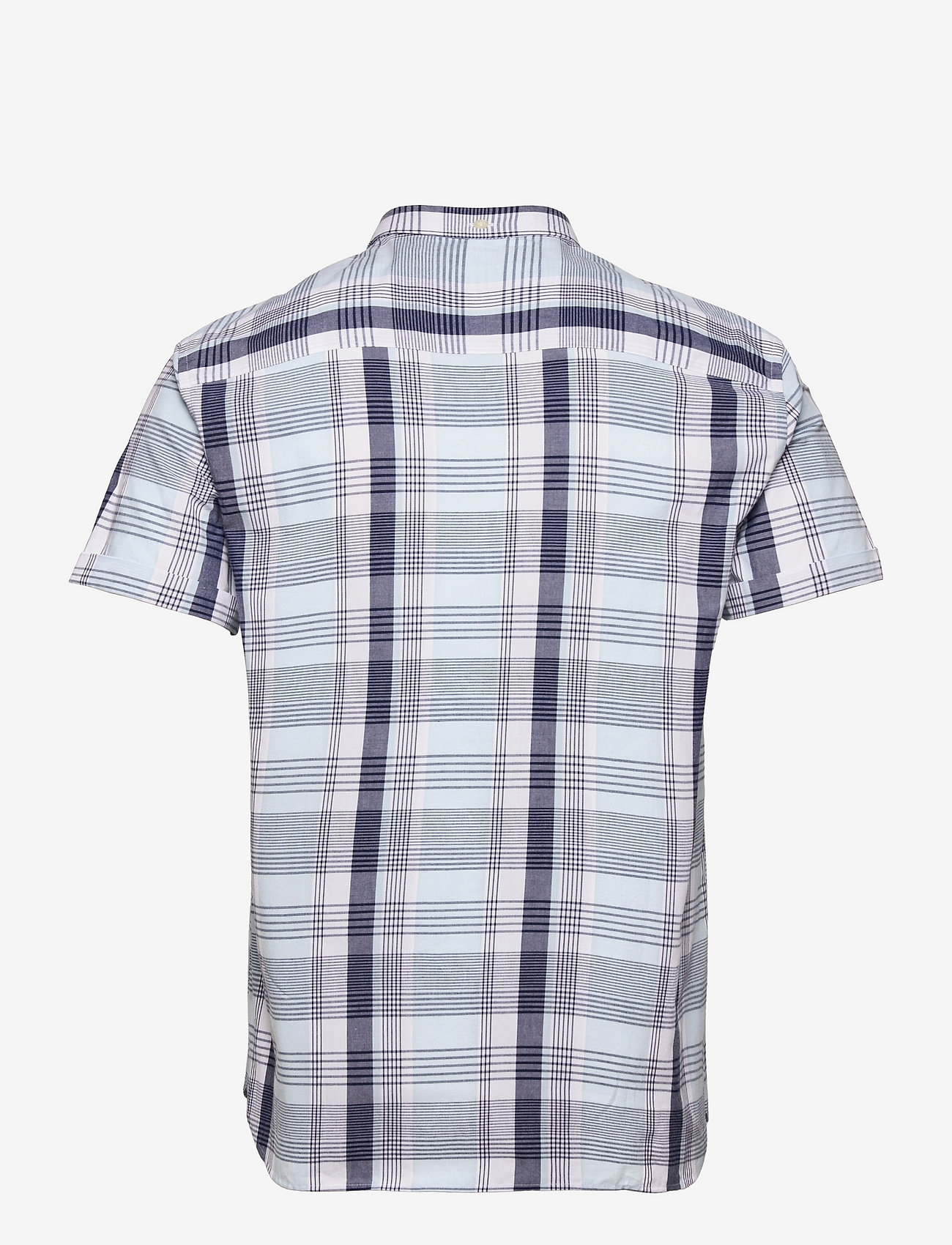 Lyle & Scott - SS Checked Shirt - deck blue - 1