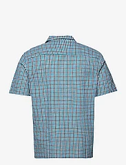 Lyle & Scott - Gingham Revere Collar Shirt - rutiga skjortor - barrack blue - 1