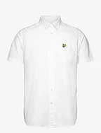Short Sleeve Oxford Shirt - 626 WHITE
