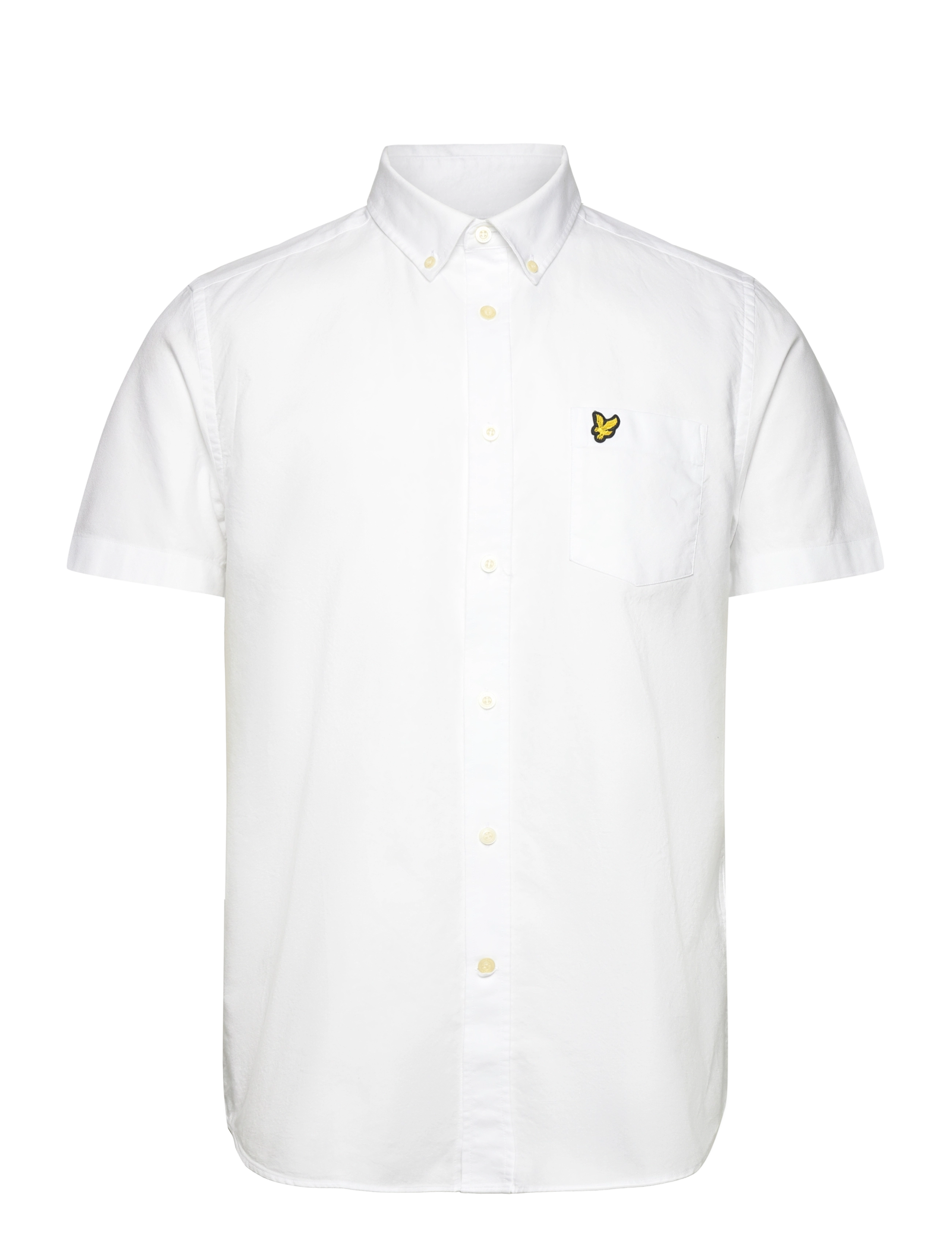 Lyle & Scott - Short Sleeve Oxford Shirt - 626 white - 1