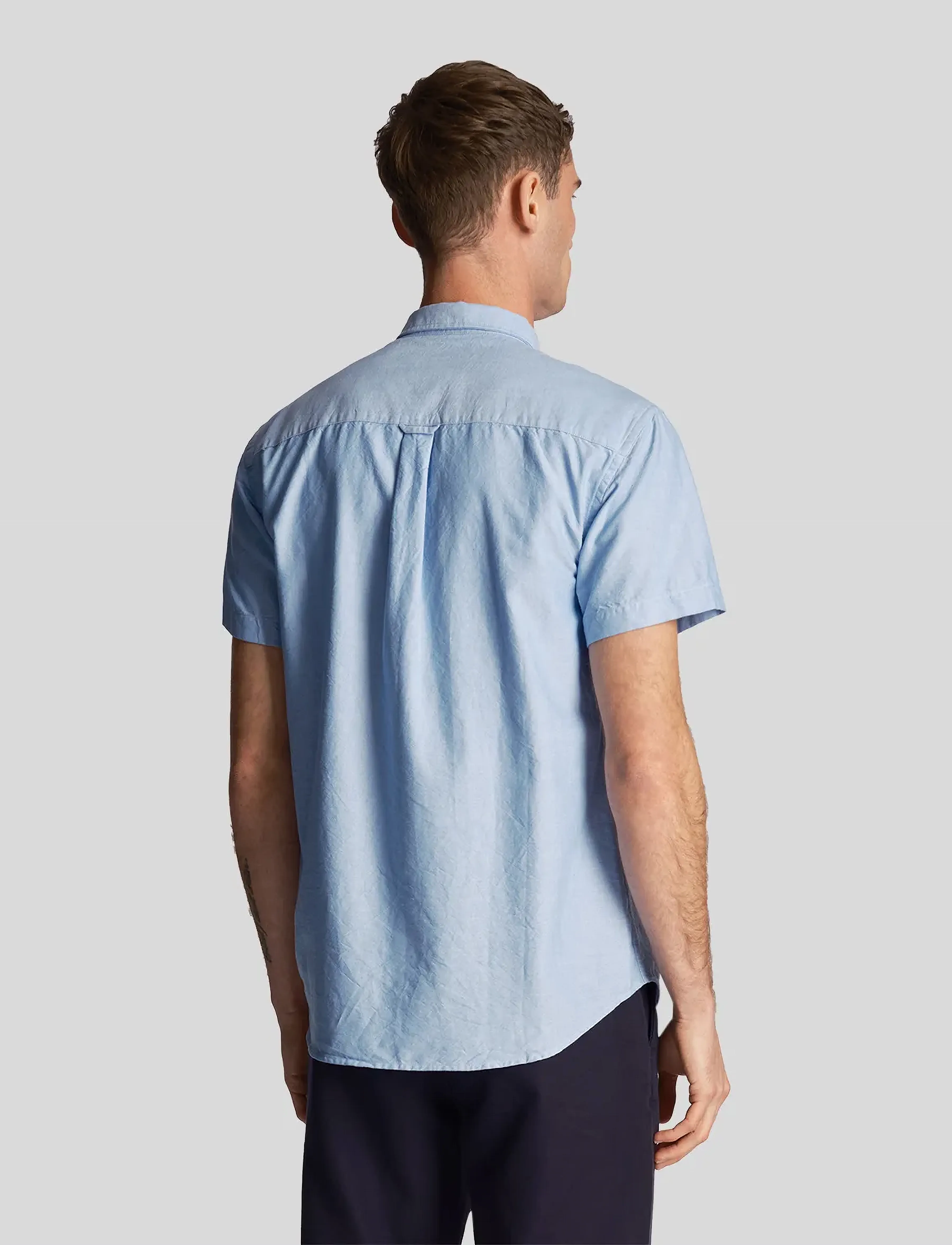 Lyle & Scott - Short Sleeve Oxford Shirt - x41 riviera - 3