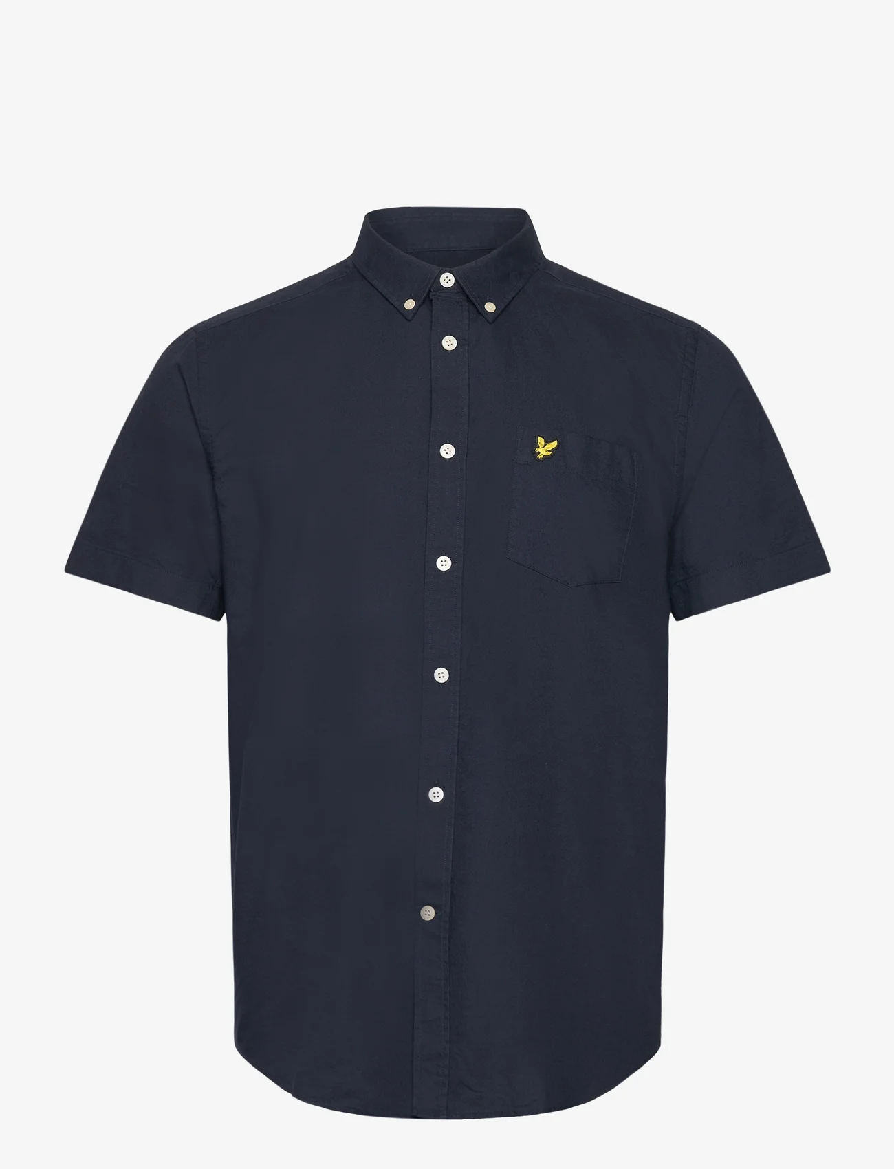 Lyle & Scott - Short Sleeve Oxford Shirt - oxford skjorter - z271 dark navy - 0