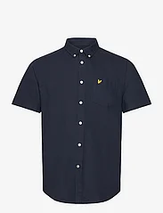 Lyle & Scott - Short Sleeve Oxford Shirt - oxford-skjorter - z271 dark navy - 0