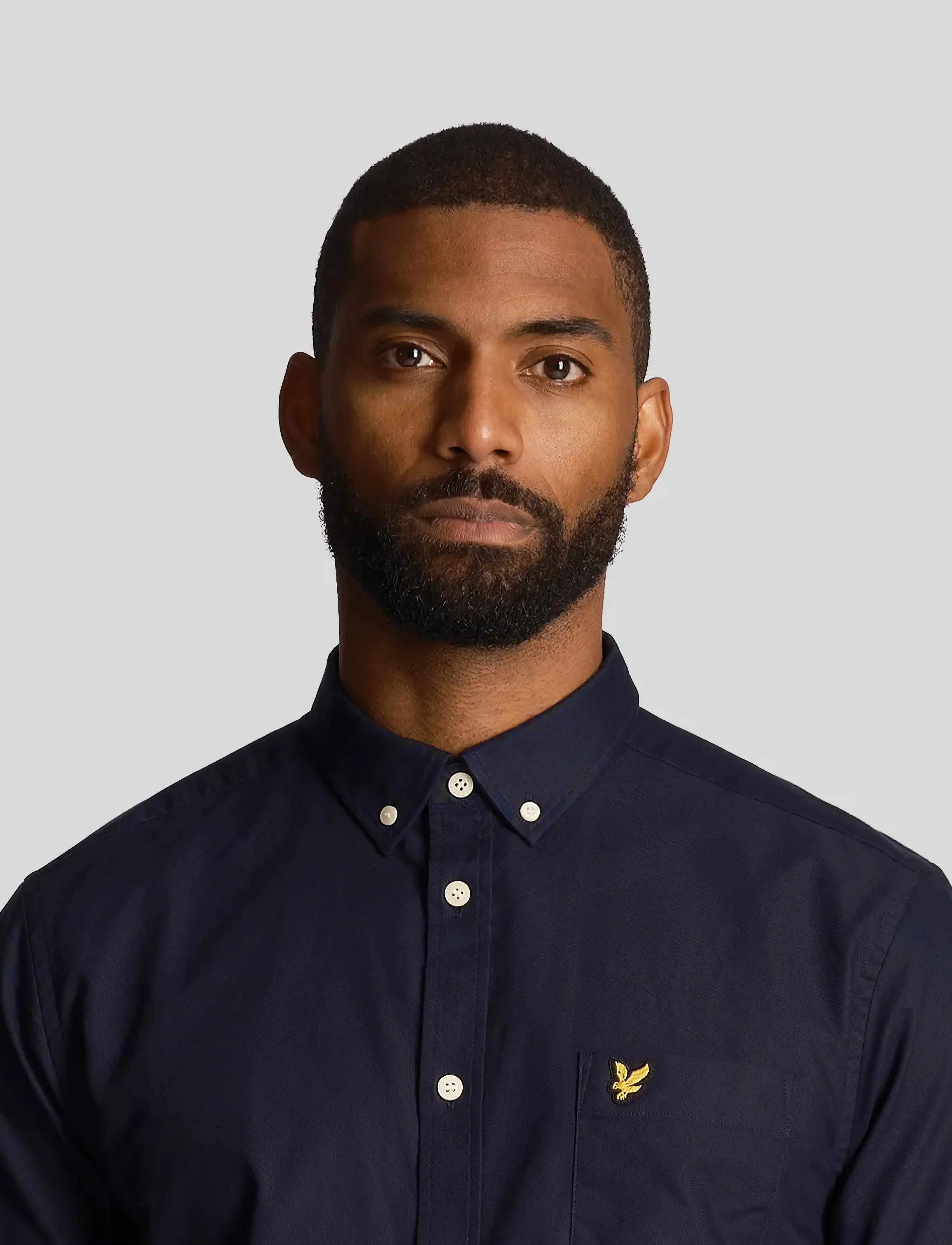Lyle & Scott - Short Sleeve Oxford Shirt - z271 dark navy - 5