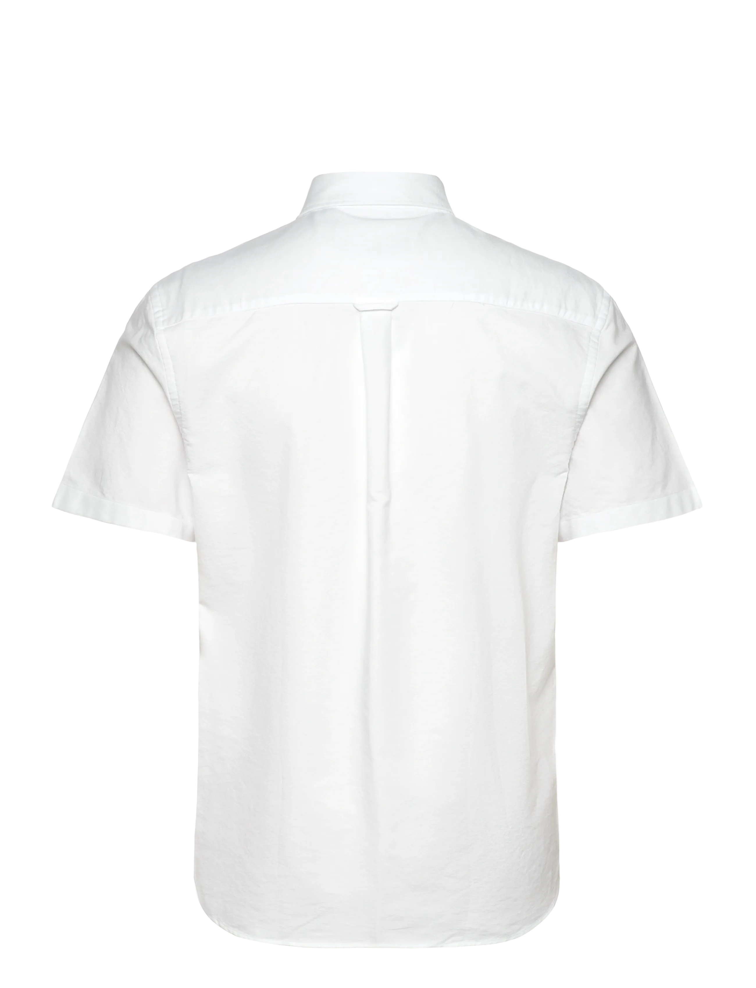Lyle & Scott - Short Sleeve Oxford Shirt - kurzarmhemden - 626 white - 2